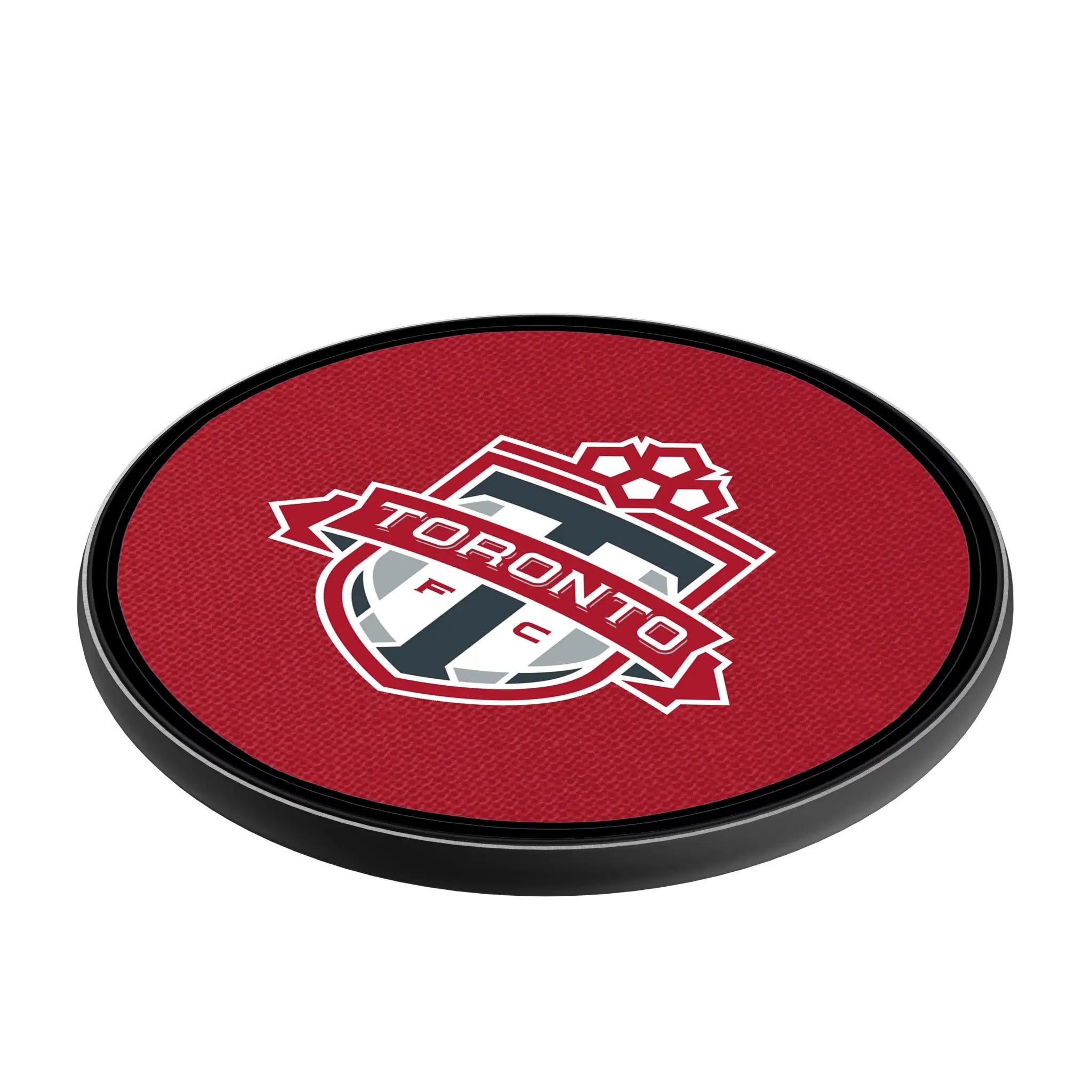 Toronto FC Solid 15-Watt Wireless Charger - Isometric View