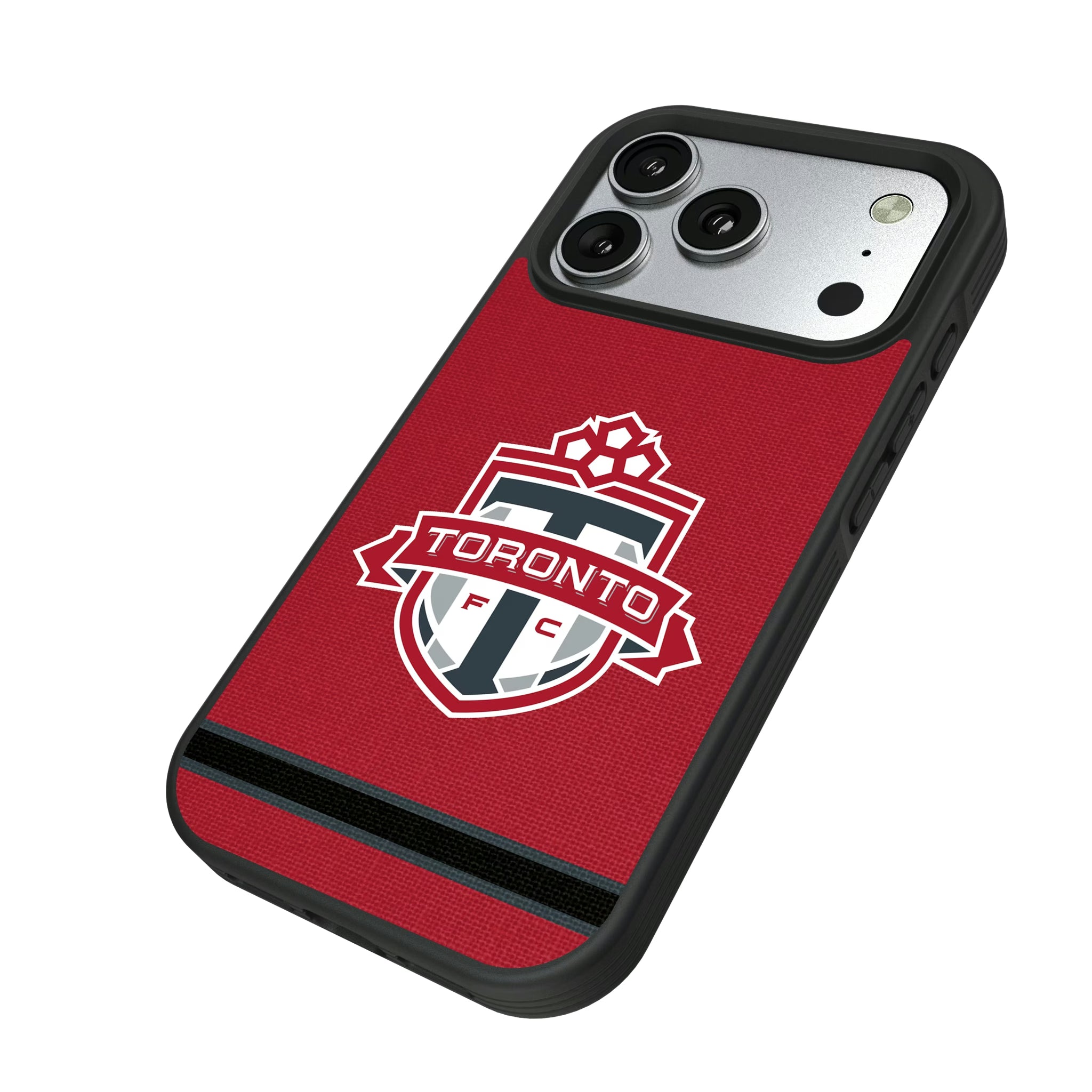Toronto FC Stripe iPhone Bump Phone Case for Apple iPhone - Isometric View#Device_iPhone 17 Pro