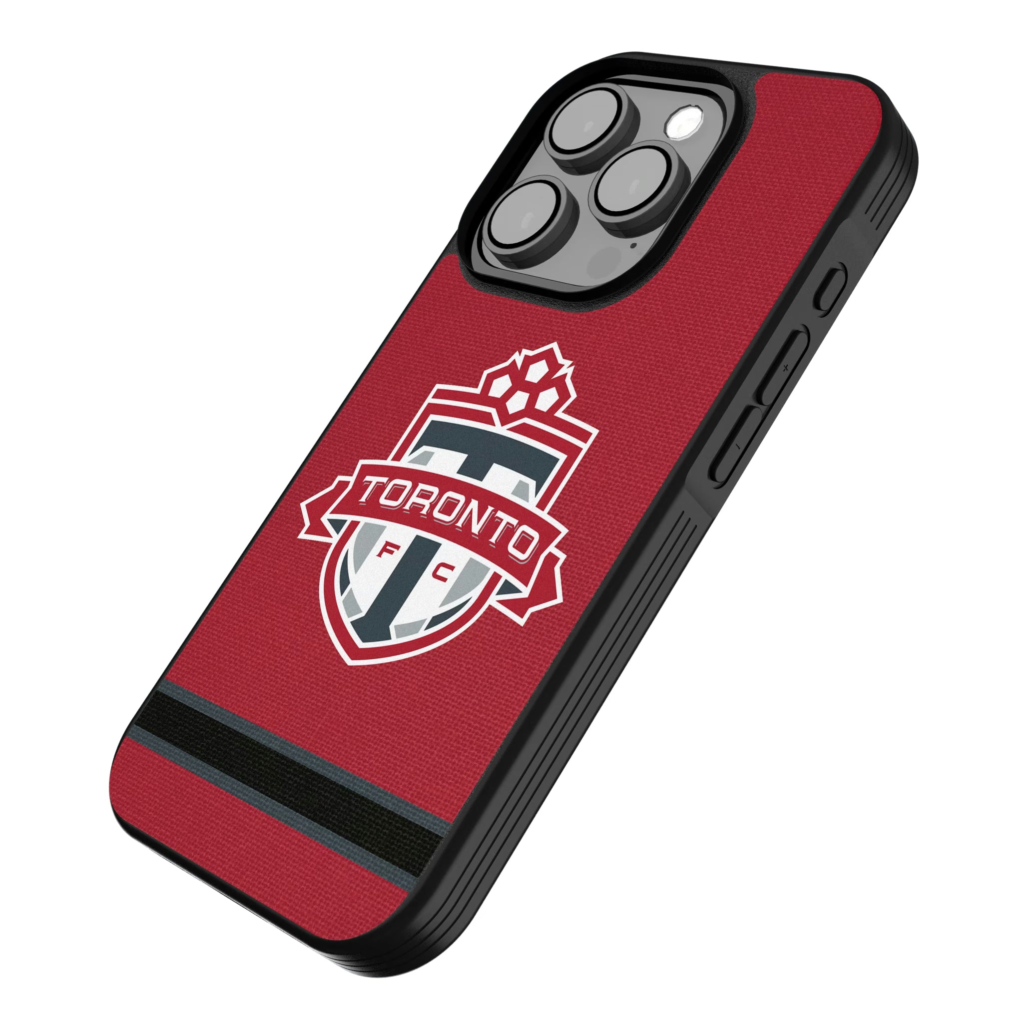 Toronto FC Stripe iPhone Bump Phone Case for Apple iPhone - Isometric View