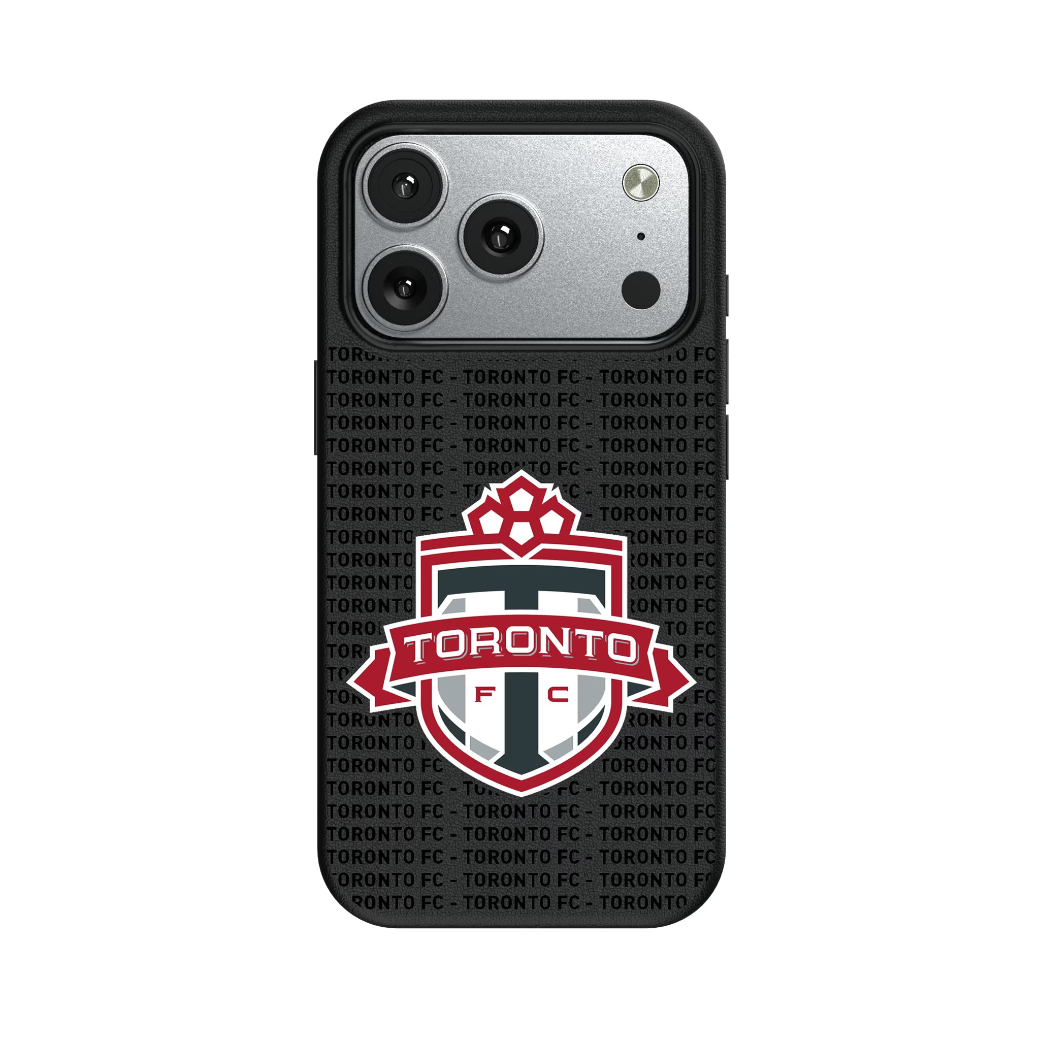 Toronto FC Text Backdrop iPhone MagSafe Compatible Phone Case for Apple iPhone#Device_iPhone 17 Pro
