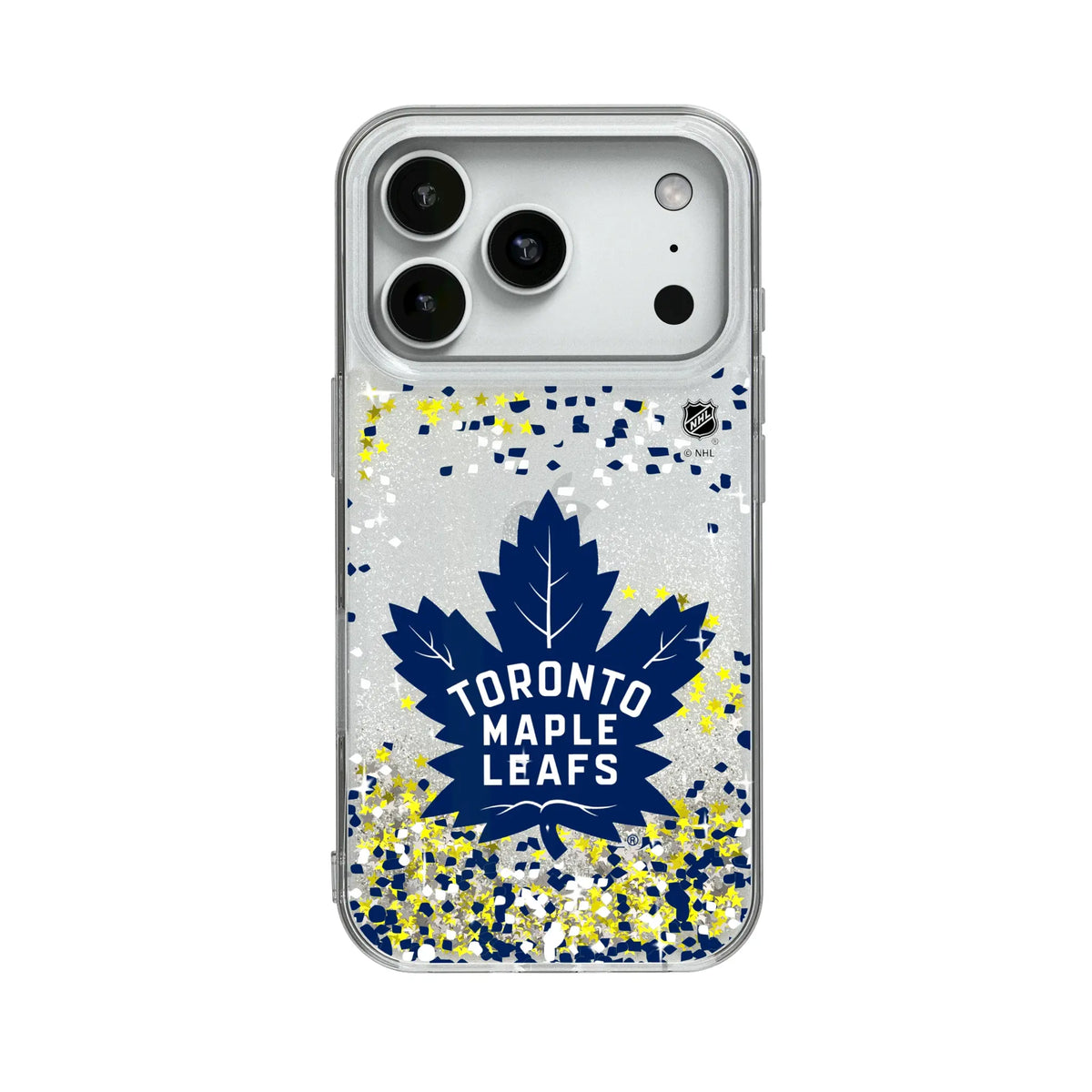 Toronto Maple Leafs Confetti Glitter Phone Case for Apple iPhone