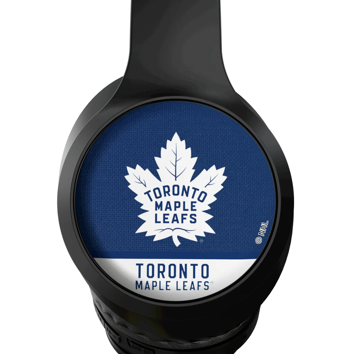 Toronto Maple Leafs Endzone Solid Wireless Over-Ear Headphones With Case - Detail