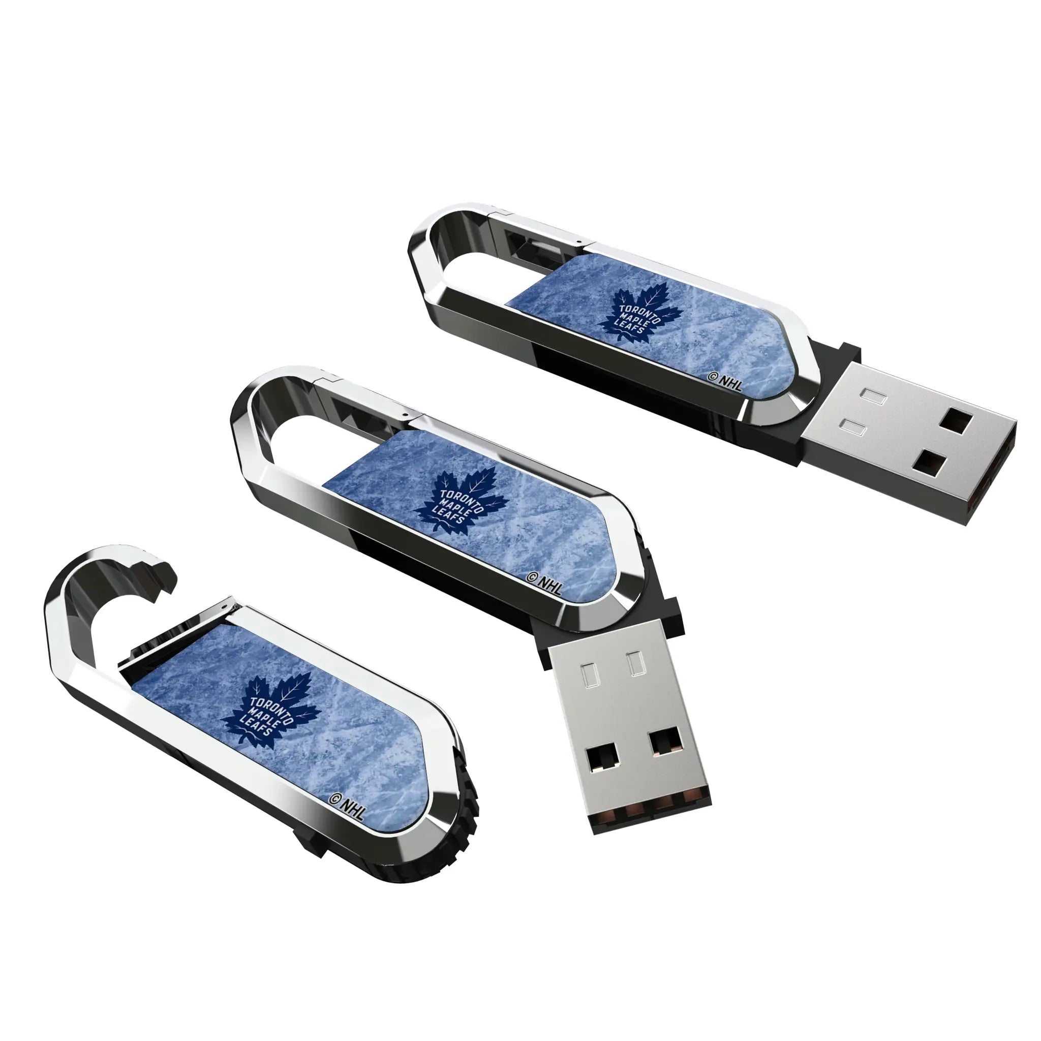 Toronto Maple Leafs Ice Flood USB 64GB Clip Style Flash Drive