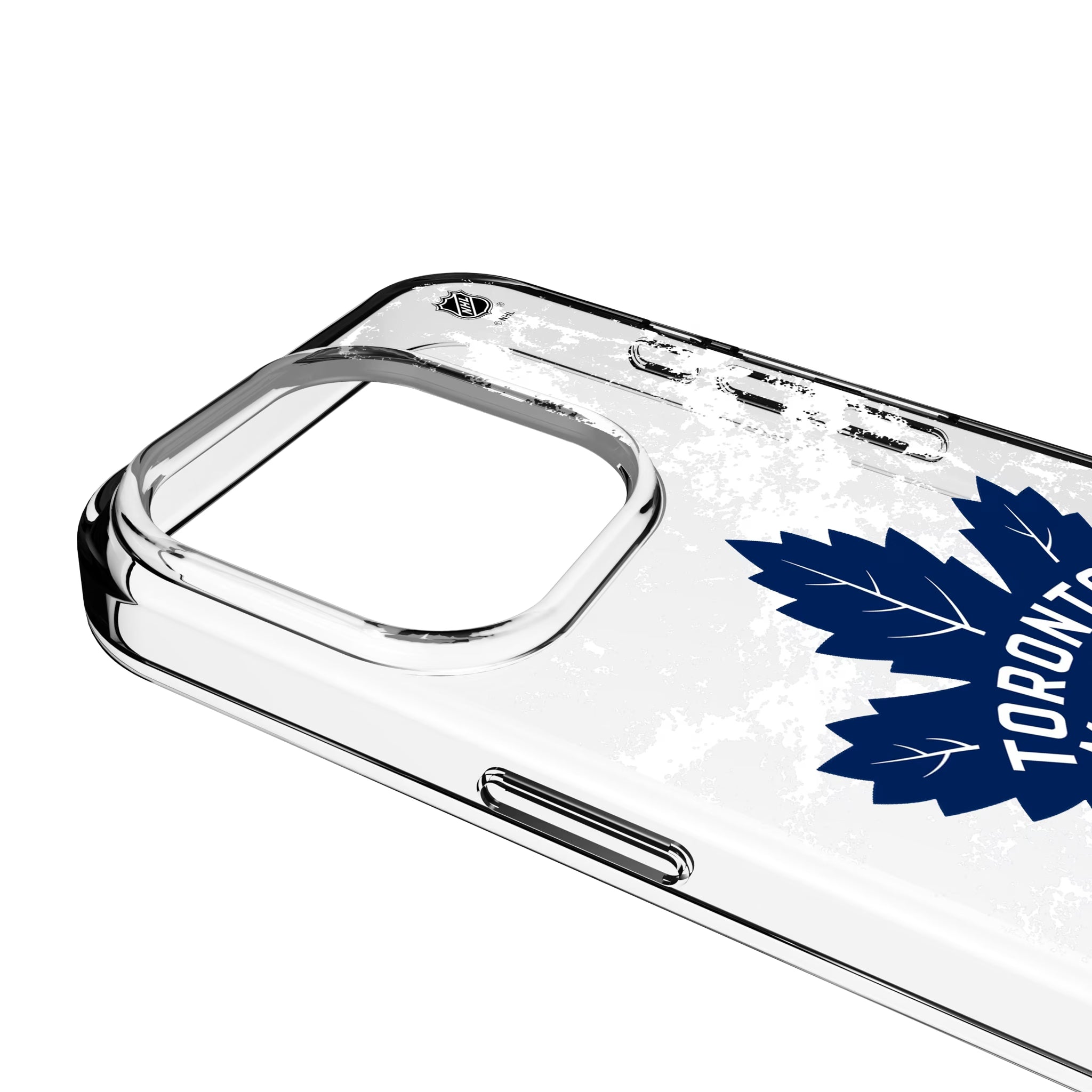 Toronto Maple Leafs Ice Stripe iPhone Clear Phone Case for Apple iPhone - Detail