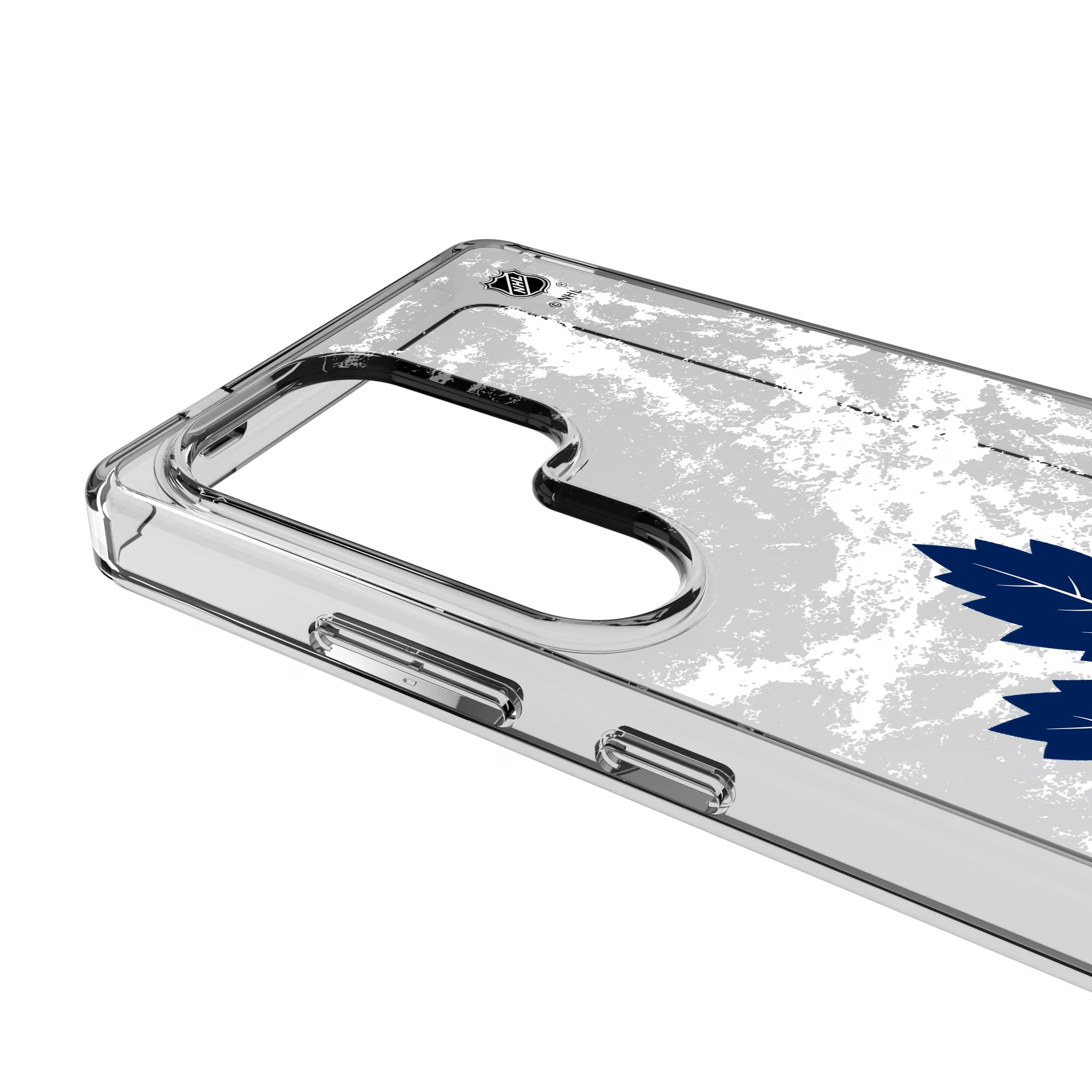 Toronto Maple Leafs Ice Stripe Galaxy Clear Phone Case for Samsung Galaxy - Detail