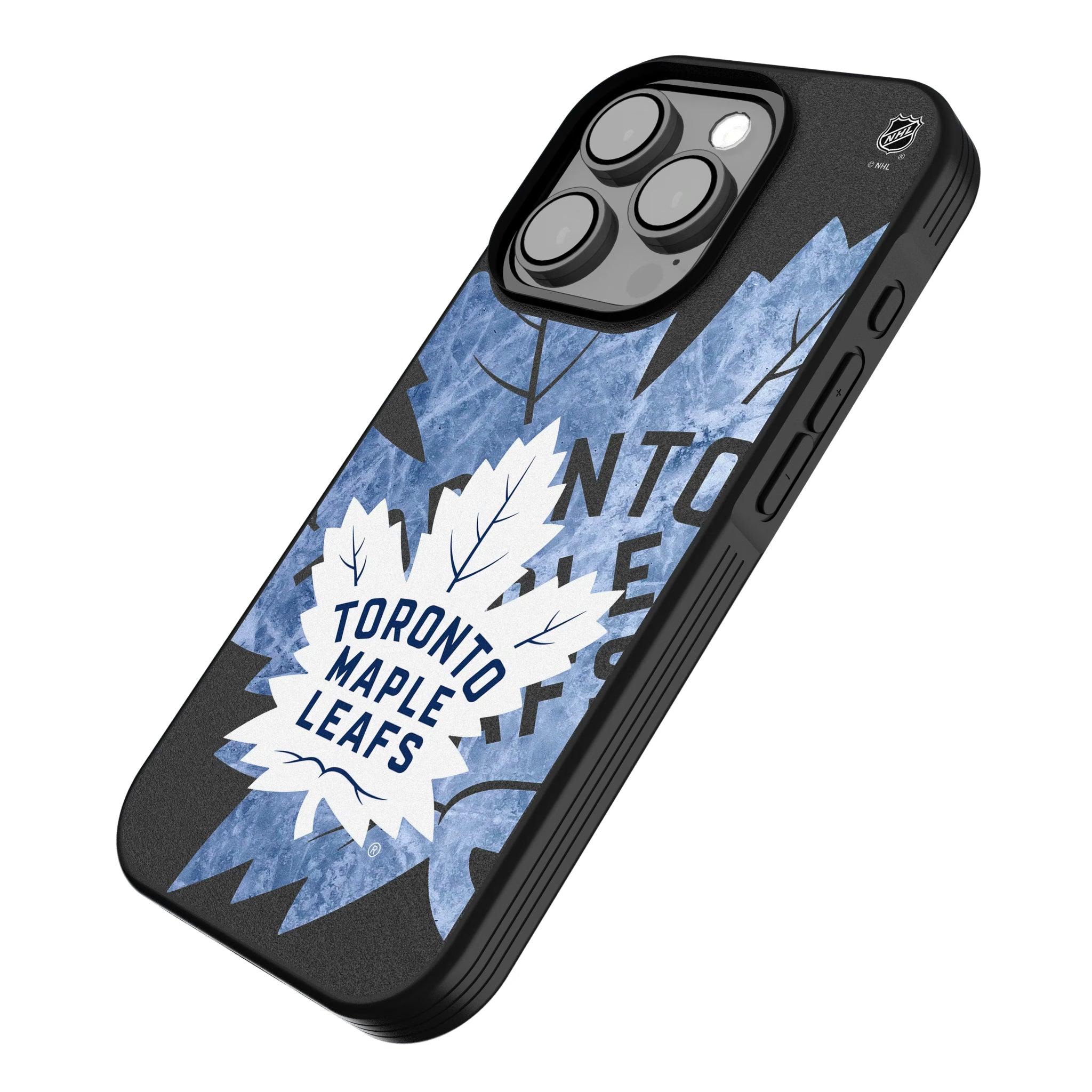 Toronto Maple Leafs Ice Tilt iPhone Bump Phone Case for Apple iPhone - Isometric View