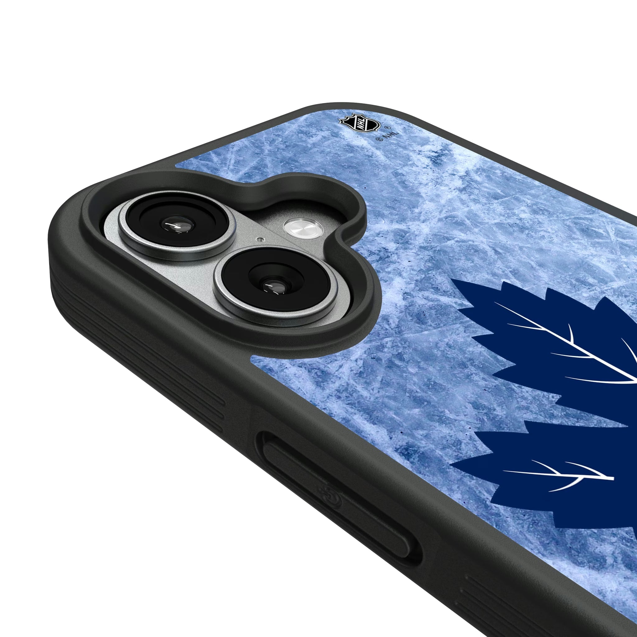 Toronto Maple Leafs Ice Wordmark iPhone Bump Phone Case for Apple iPhone - Detail#Device_iPhone 17