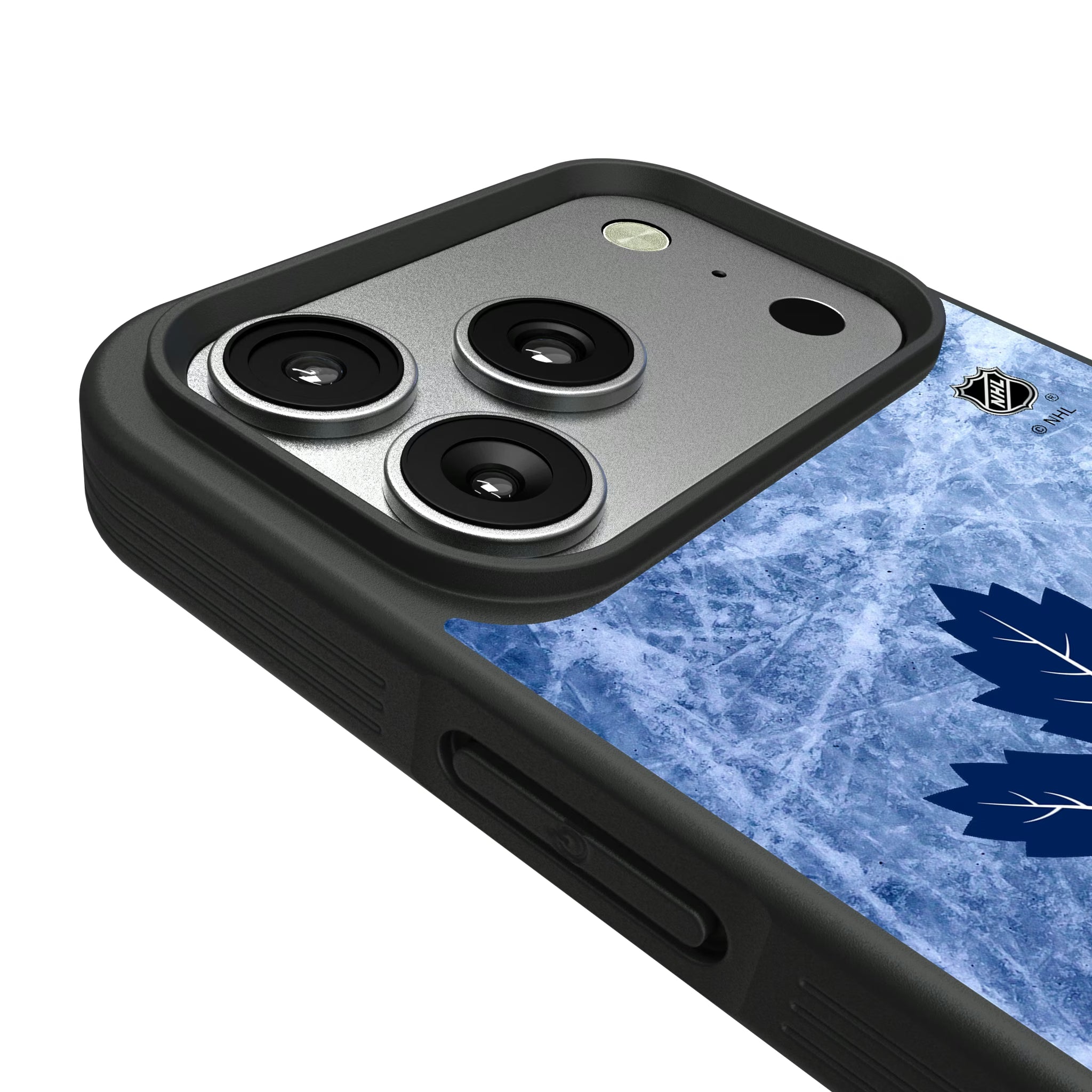 Toronto Maple Leafs Ice Wordmark iPhone Bump Phone Case for Apple iPhone - Detail#Device_iPhone 17 Pro