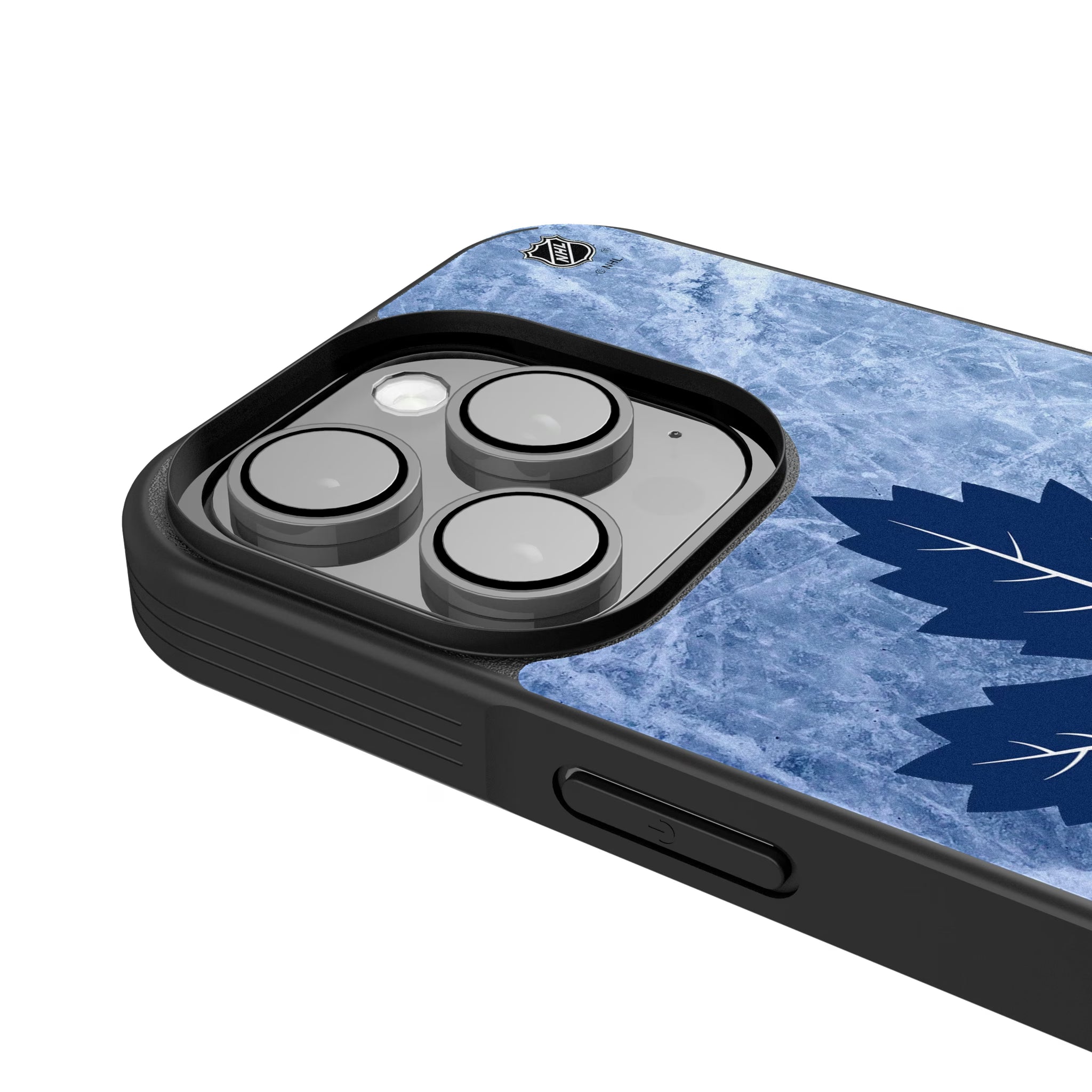 Toronto Maple Leafs Ice Wordmark iPhone Bump Phone Case for Apple iPhone - Detail