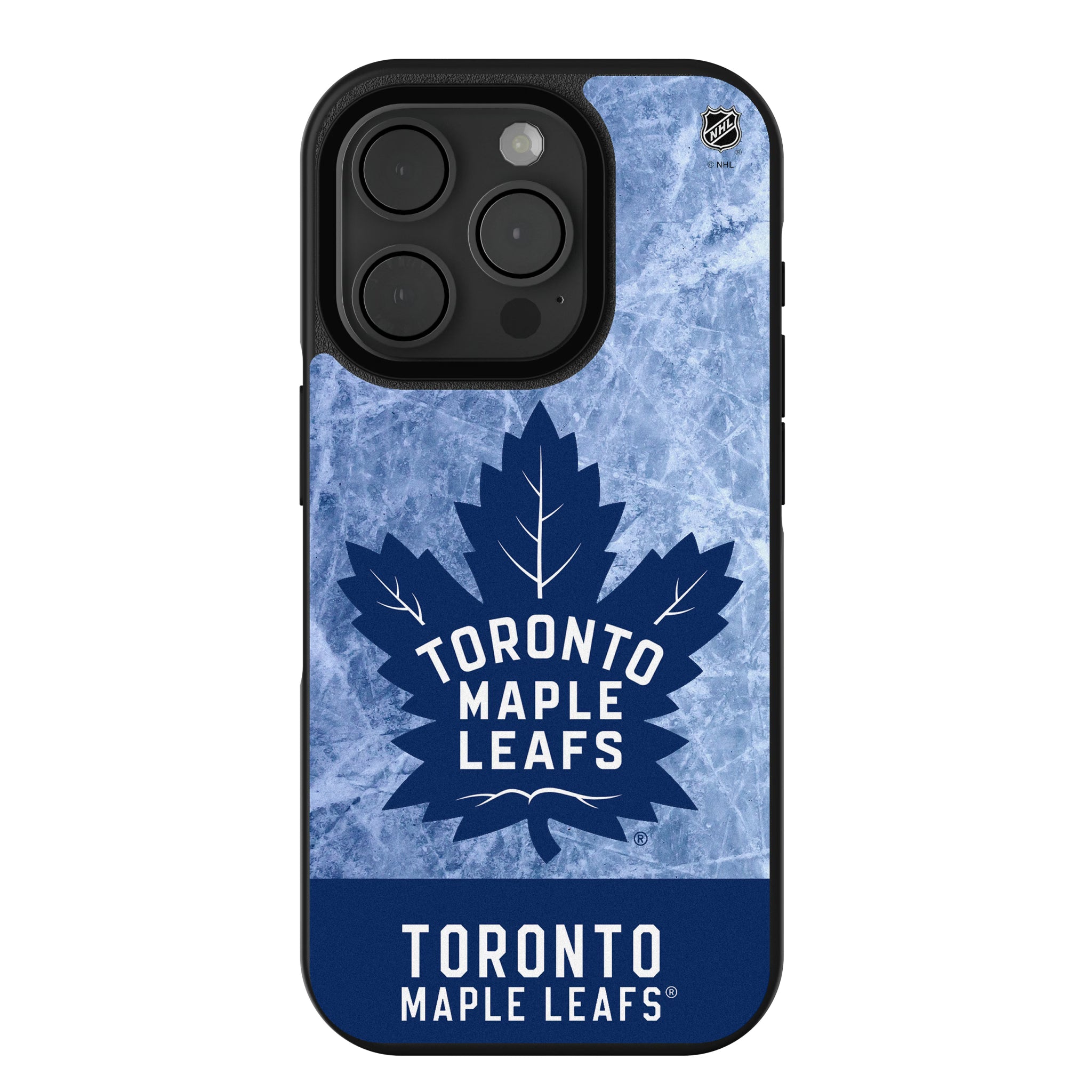 Toronto Maple Leafs Ice Wordmark iPhone Bump Phone Case for Apple iPhone