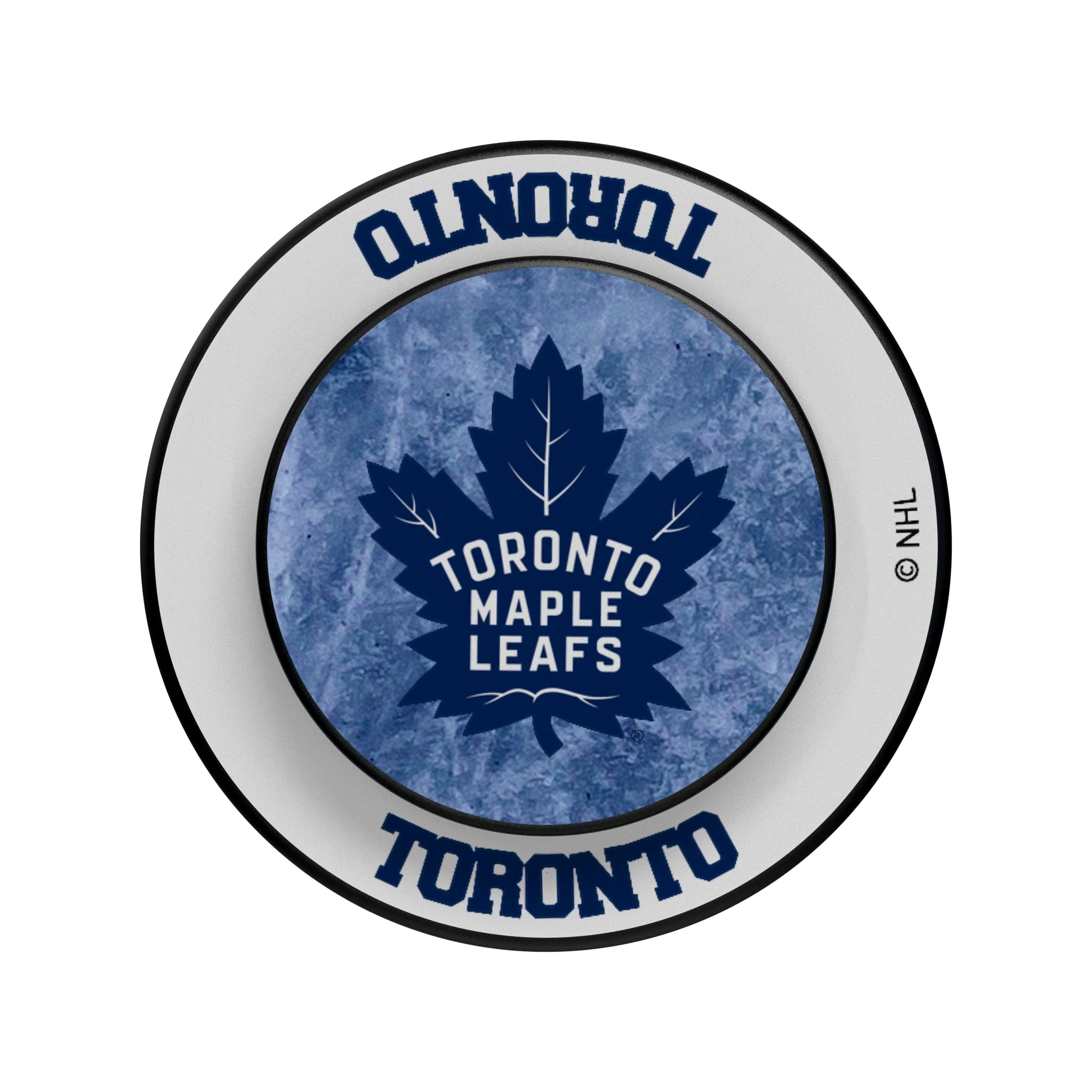 Toronto Maple Leafs Ice Wordmark Popsockets Round Magnetic