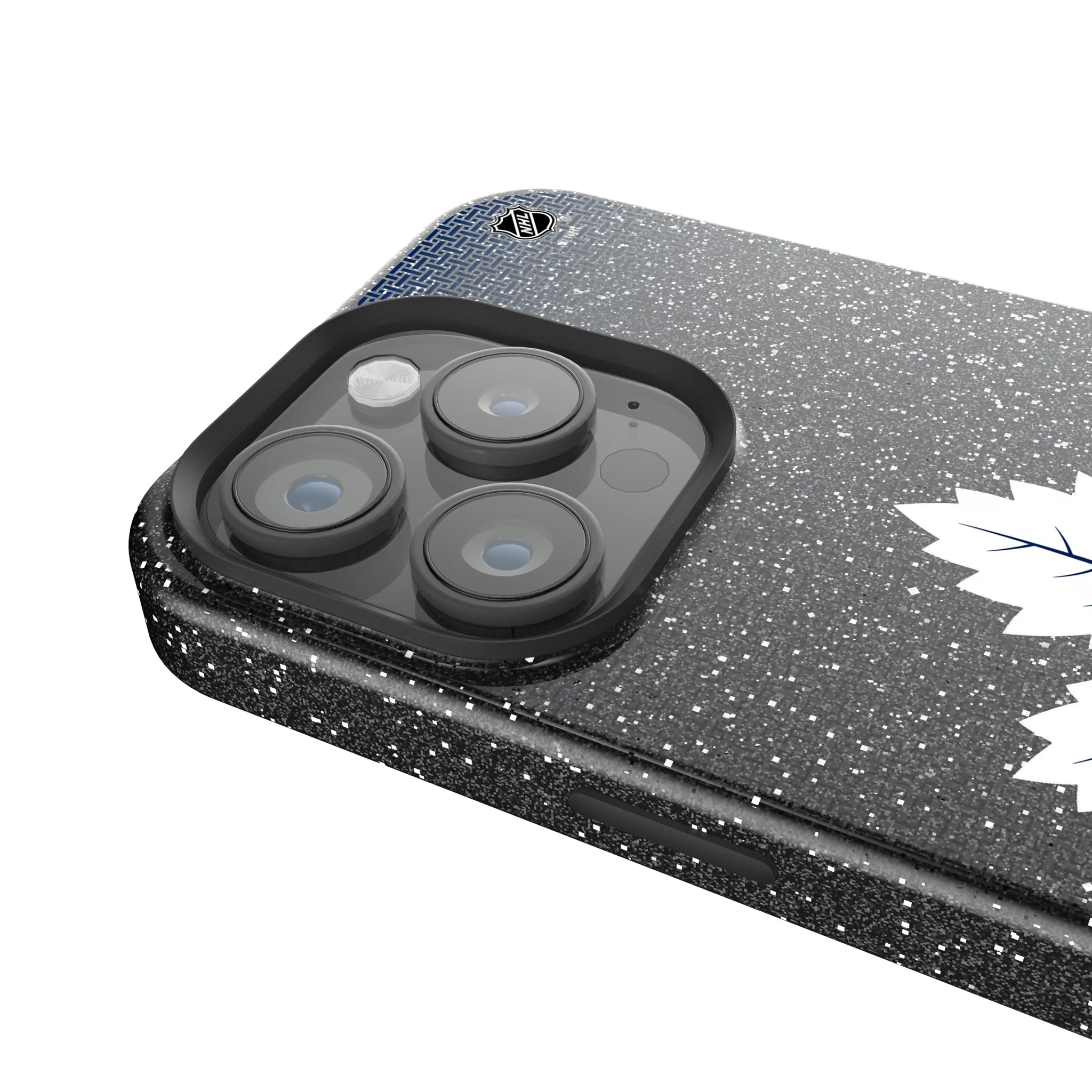 Toronto Maple Leafs Linen iPhone Bling Phone Case for Apple iPhone - Detail