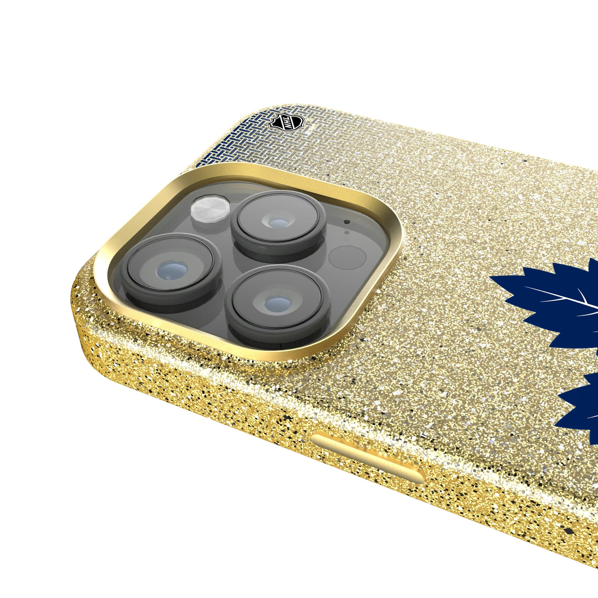 Toronto Maple Leafs Linen iPhone Bling Phone Case for Apple iPhone - Detail