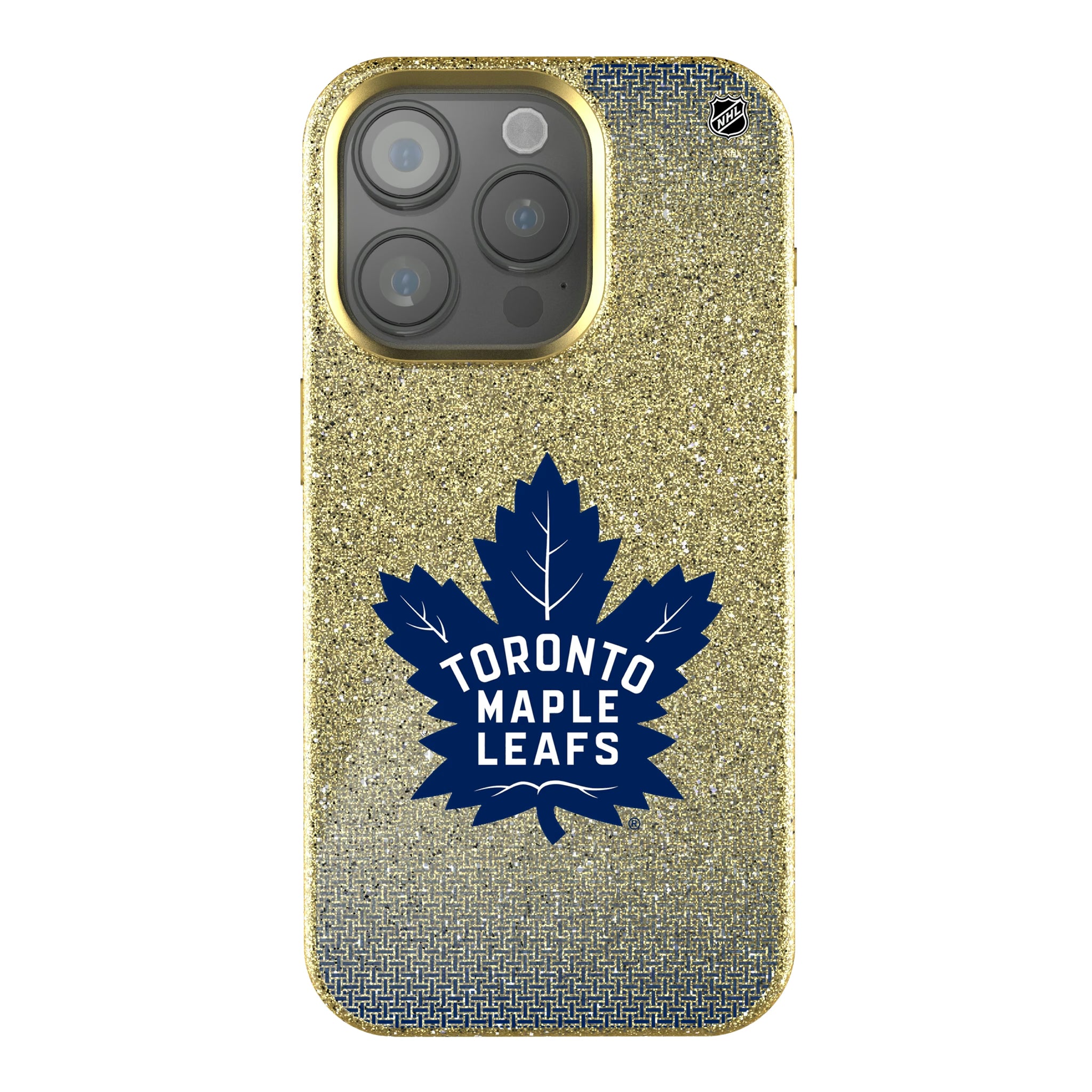 Toronto Maple Leafs Linen iPhone Bling Phone Case for Apple iPhone
