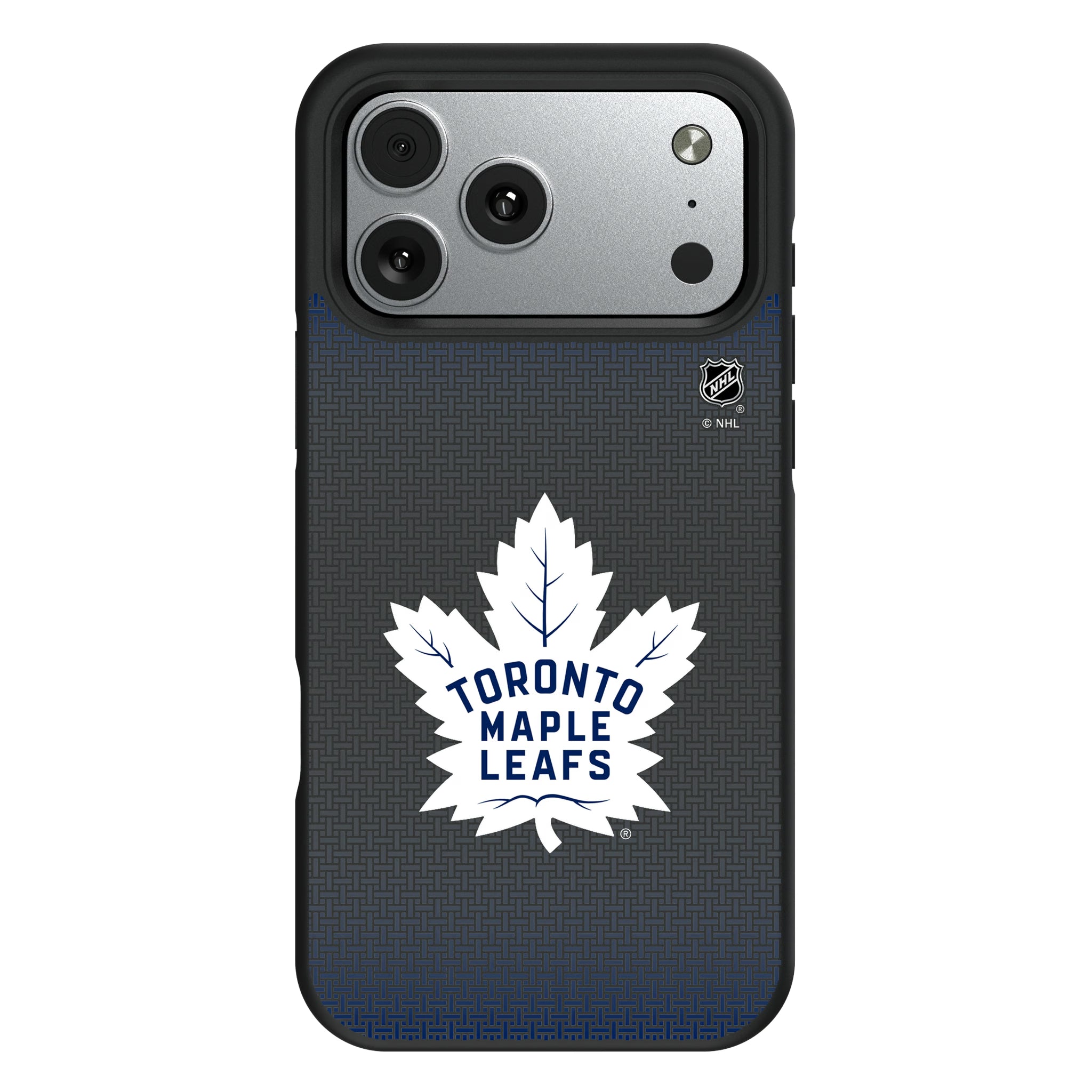 Toronto Maple Leafs Linen iPhone Bump Phone Case for Apple iPhone#Device_iPhone 17 Pro Max