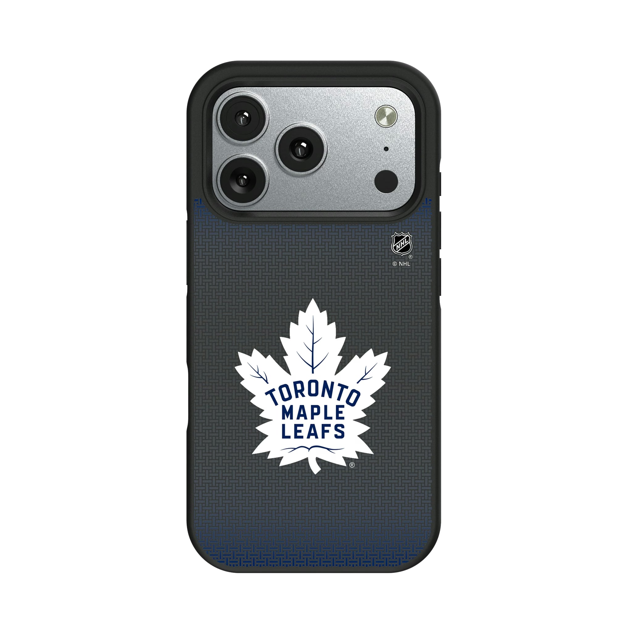 Toronto Maple Leafs Linen iPhone Bump Phone Case for Apple iPhone#Device_iPhone 17 Pro