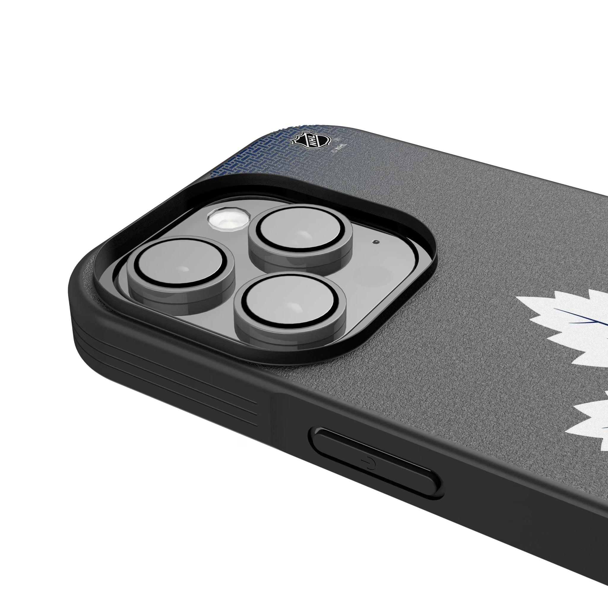 Toronto Maple Leafs Linen iPhone Bump Phone Case for Apple iPhone - Detail