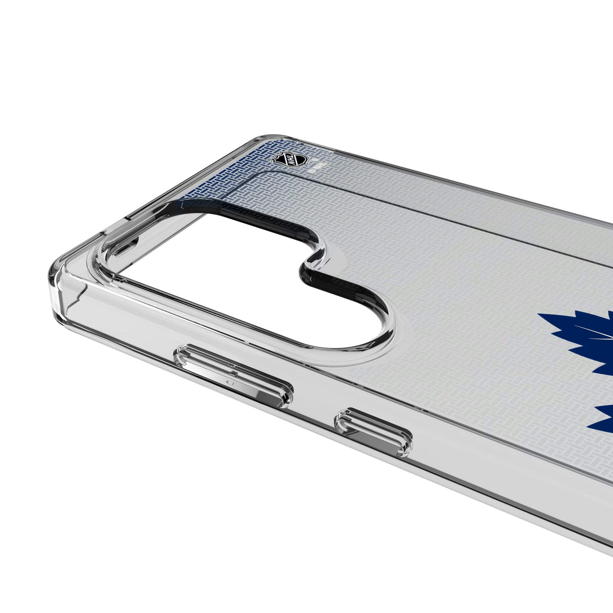 Toronto Maple Leafs Linen Galaxy Clear Phone Case for Samsung Galaxy - Detail