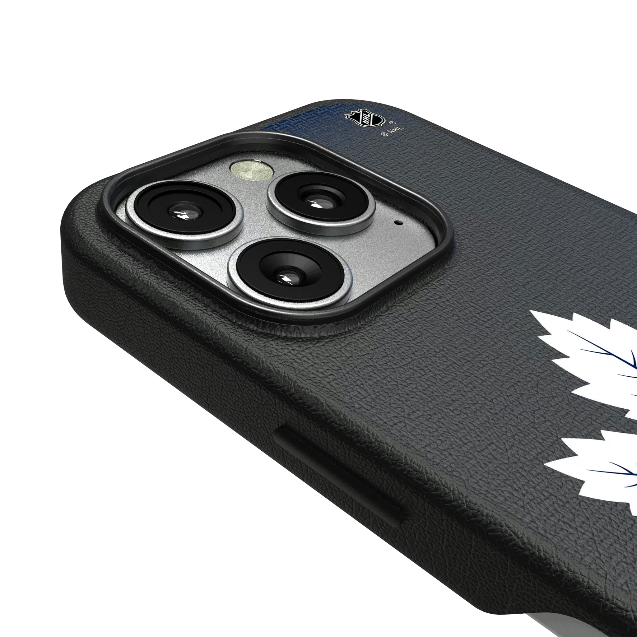 Toronto Maple Leafs Linen iPhone MagSafe Compatible Phone Case for Apple iPhone - Detail
