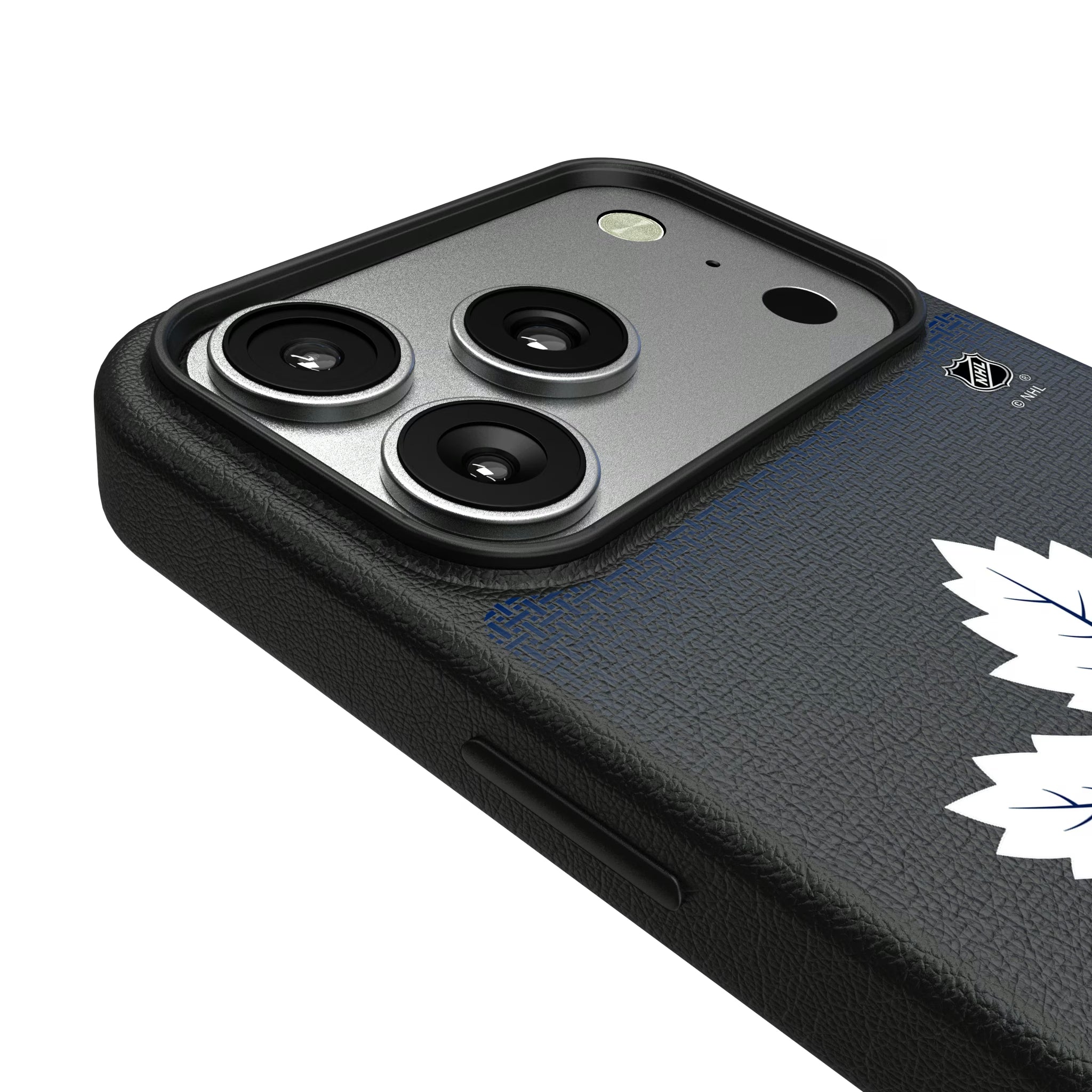 Toronto Maple Leafs Linen iPhone MagSafe Compatible Phone Case for Apple iPhone - Detail#Device_iPhone 17 Pro