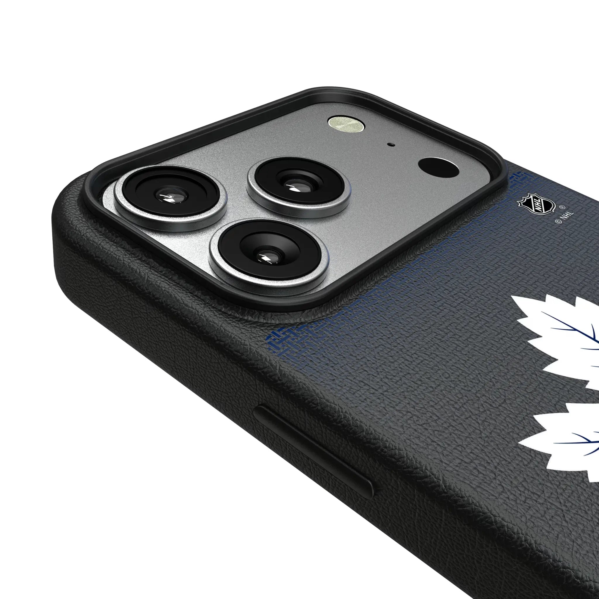 Toronto Maple Leafs Linen iPhone MagSafe Compatible Phone Case for Apple iPhone - Detail#Device_iPhone 17 Pro
