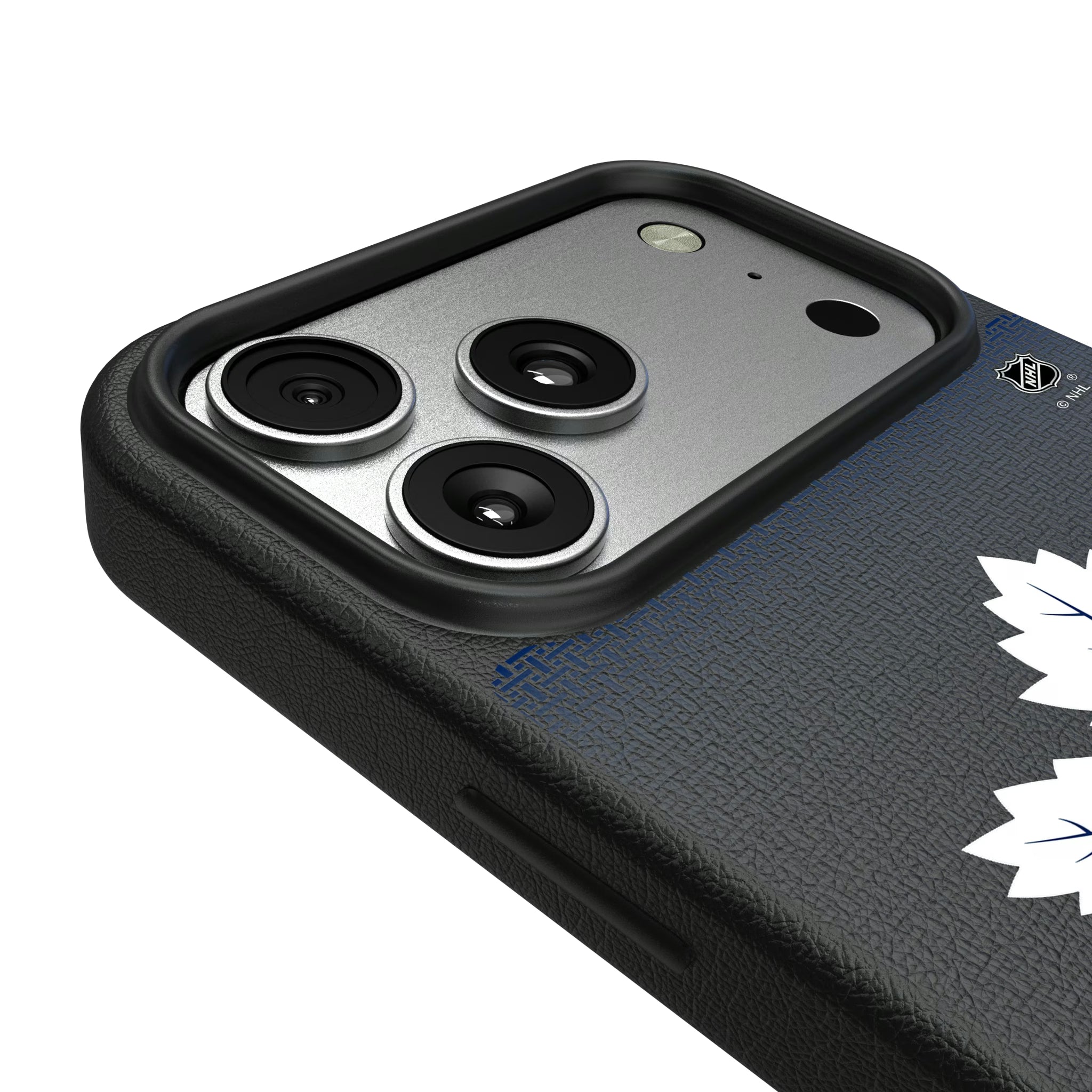 Toronto Maple Leafs Linen iPhone MagSafe Compatible Phone Case for Apple iPhone - Detail#Device_iPhone 17 Pro Max
