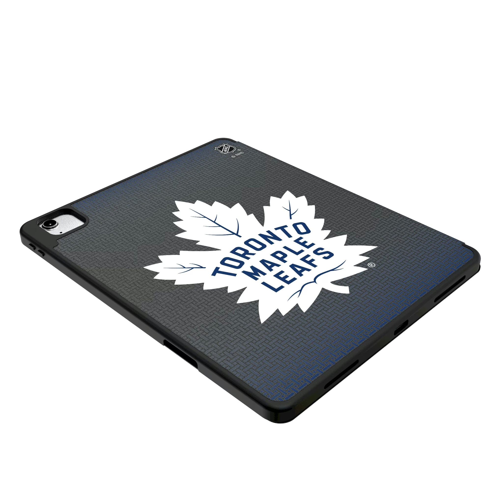 Toronto Maple Leafs Linen iPad Tablet Case for Apple iPad - Isometric View