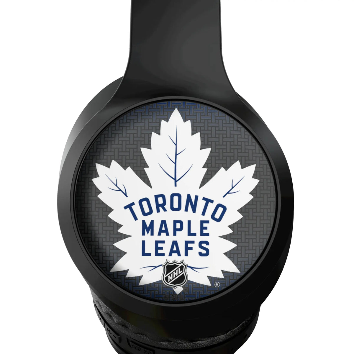 Toronto Maple Leafs Linen Wireless Over-Ear Headphones With Case - Detail
