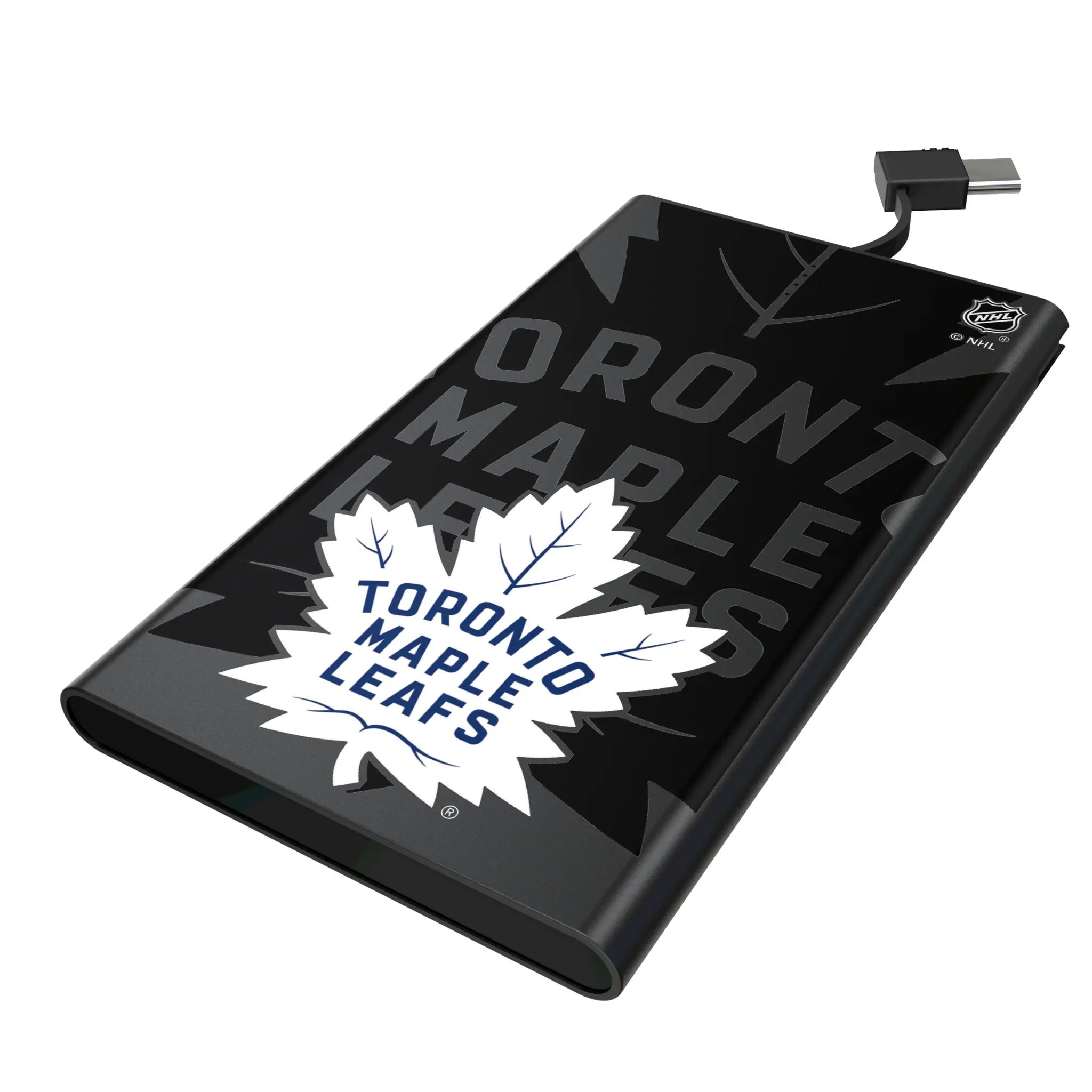 Toronto Maple Leafs Monocolor Tilt 5000mAh Flat Power Bank