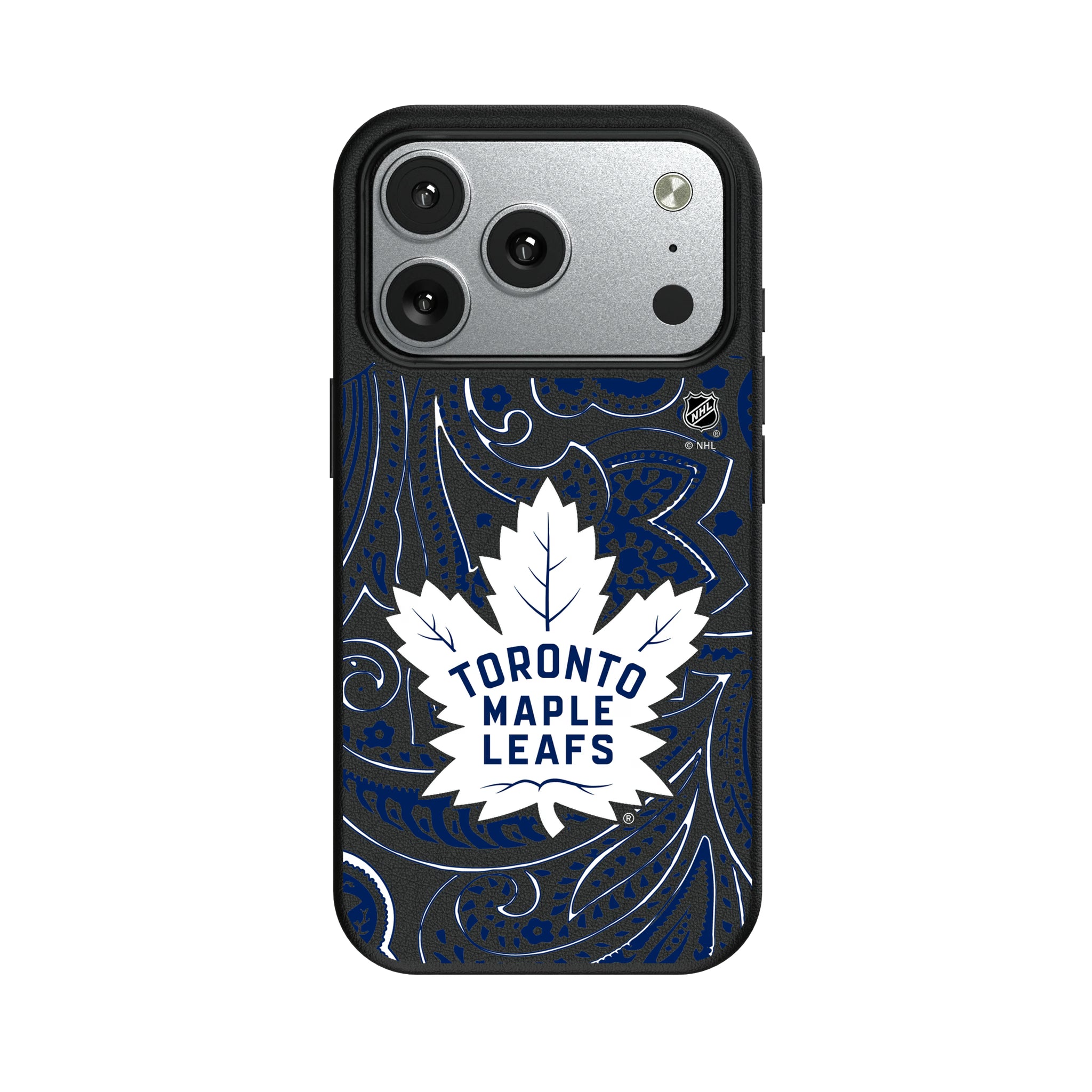 Toronto Maple Leafs Paisley iPhone MagSafe Compatible Phone Case for Apple iPhone#Device_iPhone 17 Pro