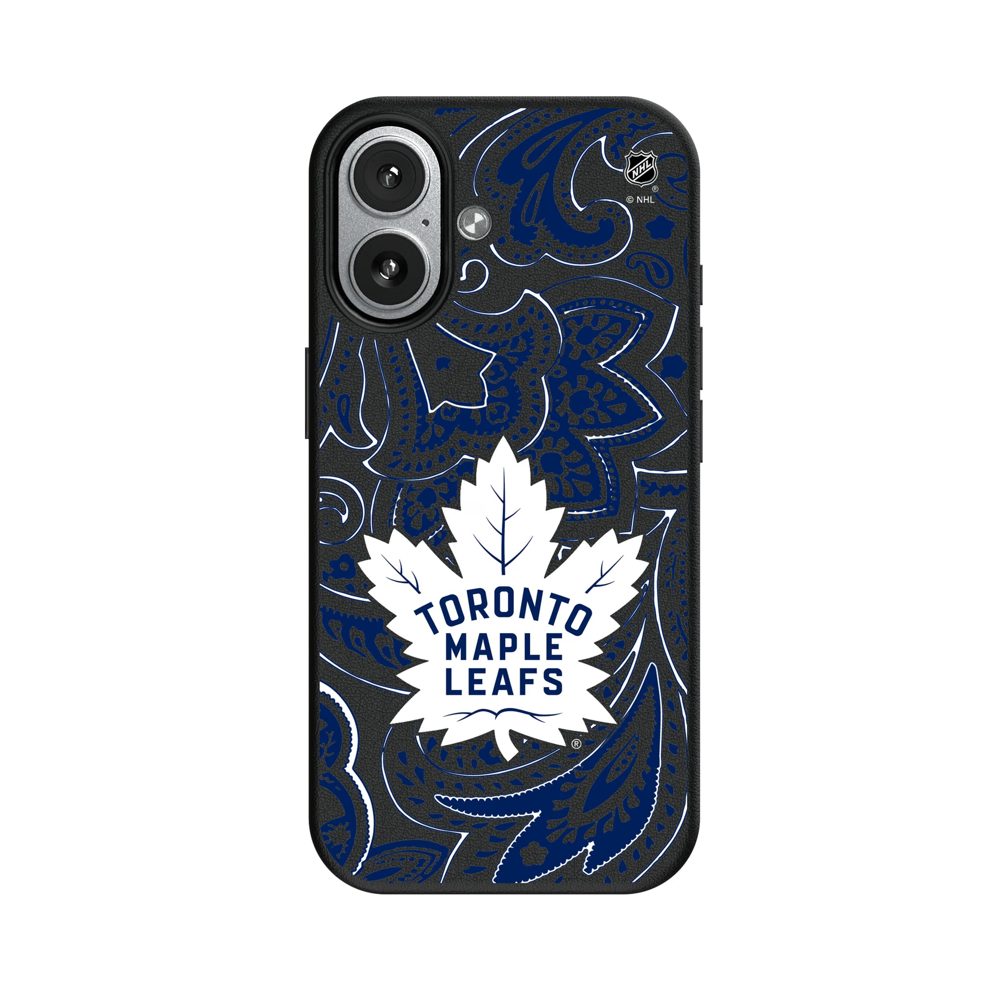 Toronto Maple Leafs Paisley iPhone MagSafe Compatible Phone Case for Apple iPhone#Device_iPhone 17