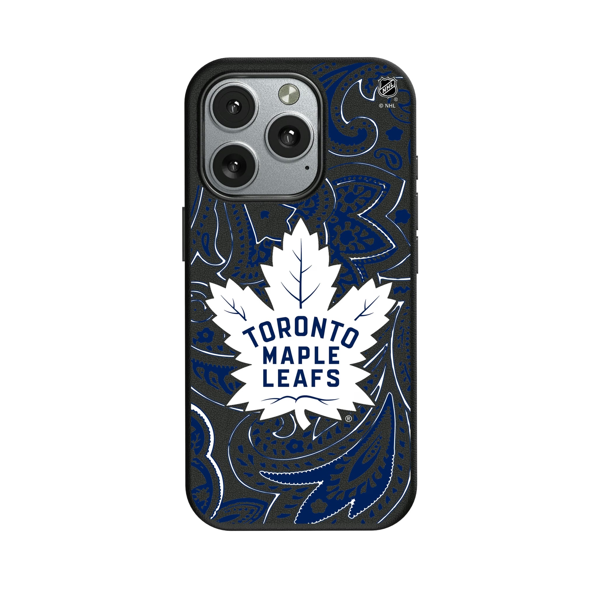 Toronto Maple Leafs Paisley iPhone MagSafe Compatible Phone Case for Apple iPhone