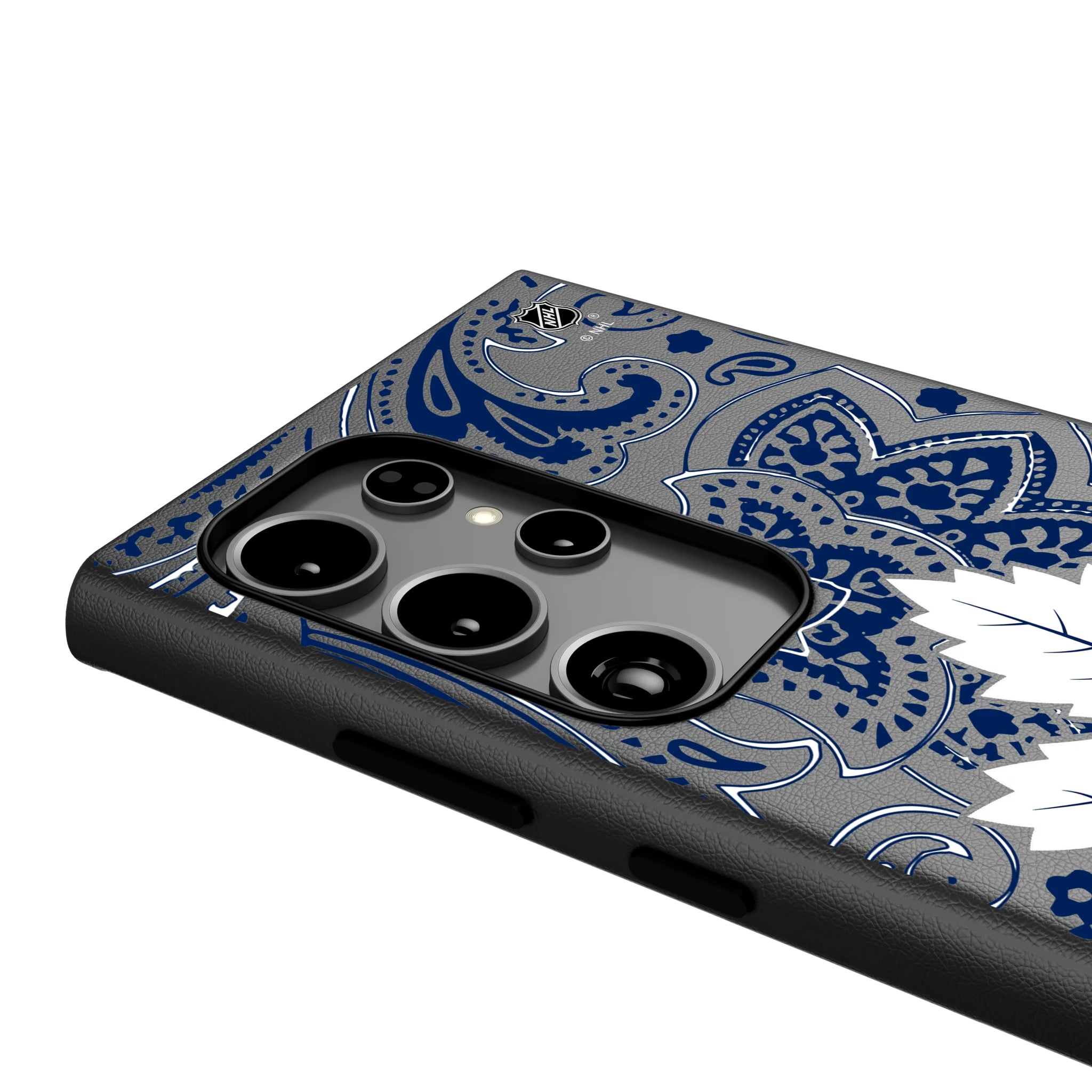 Toronto Maple Leafs Paisley Galaxy MagSafe Compatible Phone Case for Samsung Galaxy - Detail