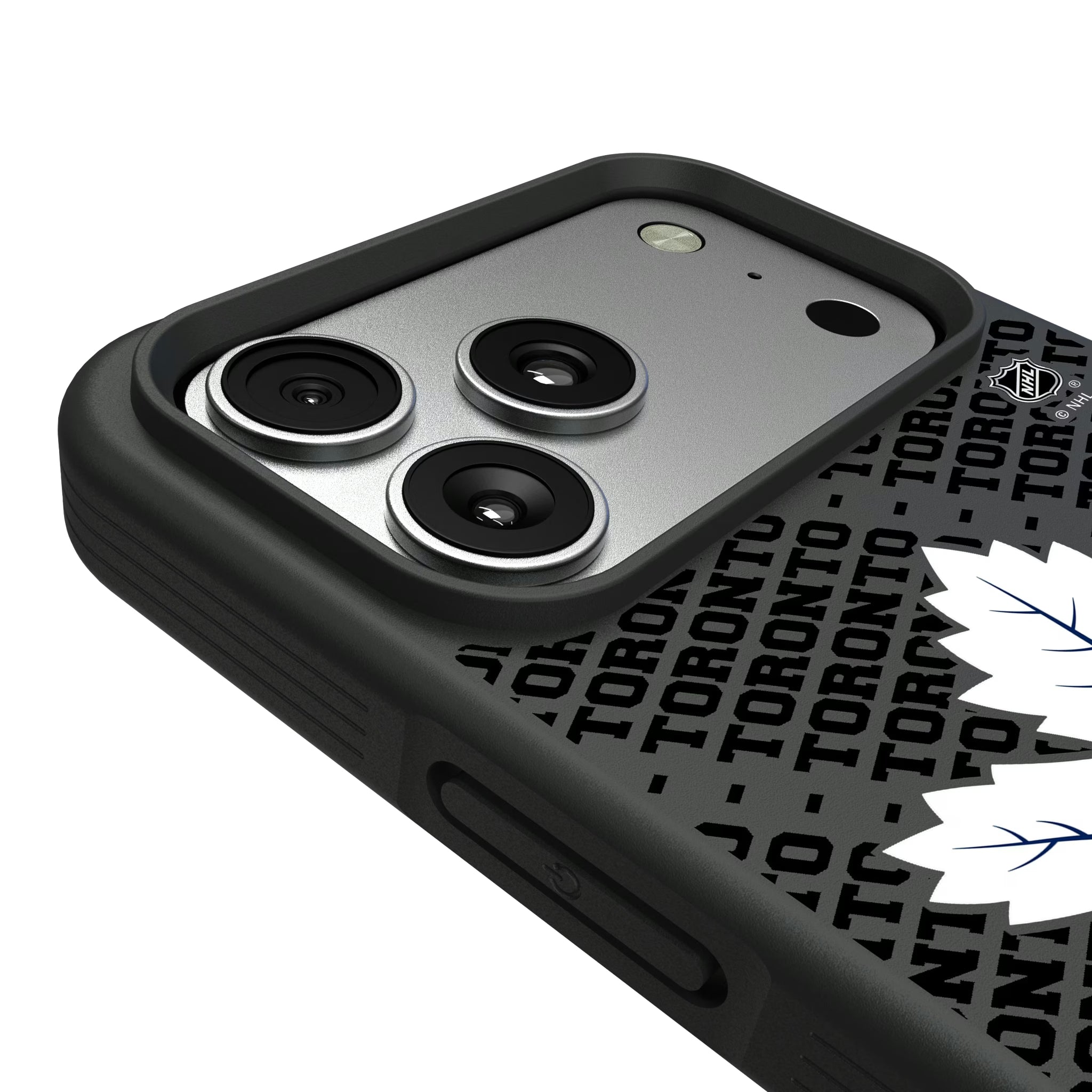Toronto Maple Leafs Personalized EndZone Plus iPhone Bump Phone Case for Apple iPhone - Detail#Device_iPhone 17 Pro Max