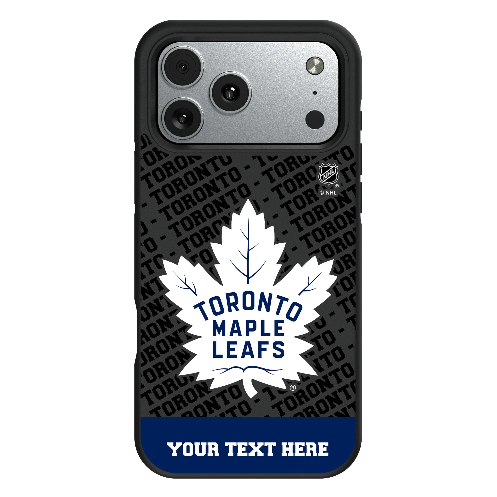 Toronto Maple Leafs Personalized EndZone Plus iPhone Bump Phone Case for Apple iPhone#Device_iPhone 17 Pro Max