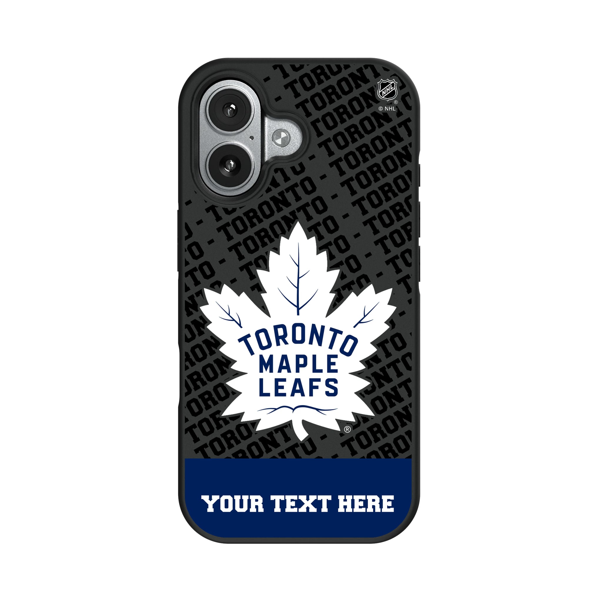 Toronto Maple Leafs Personalized EndZone Plus iPhone Bump Phone Case for Apple iPhone#Device_iPhone 17
