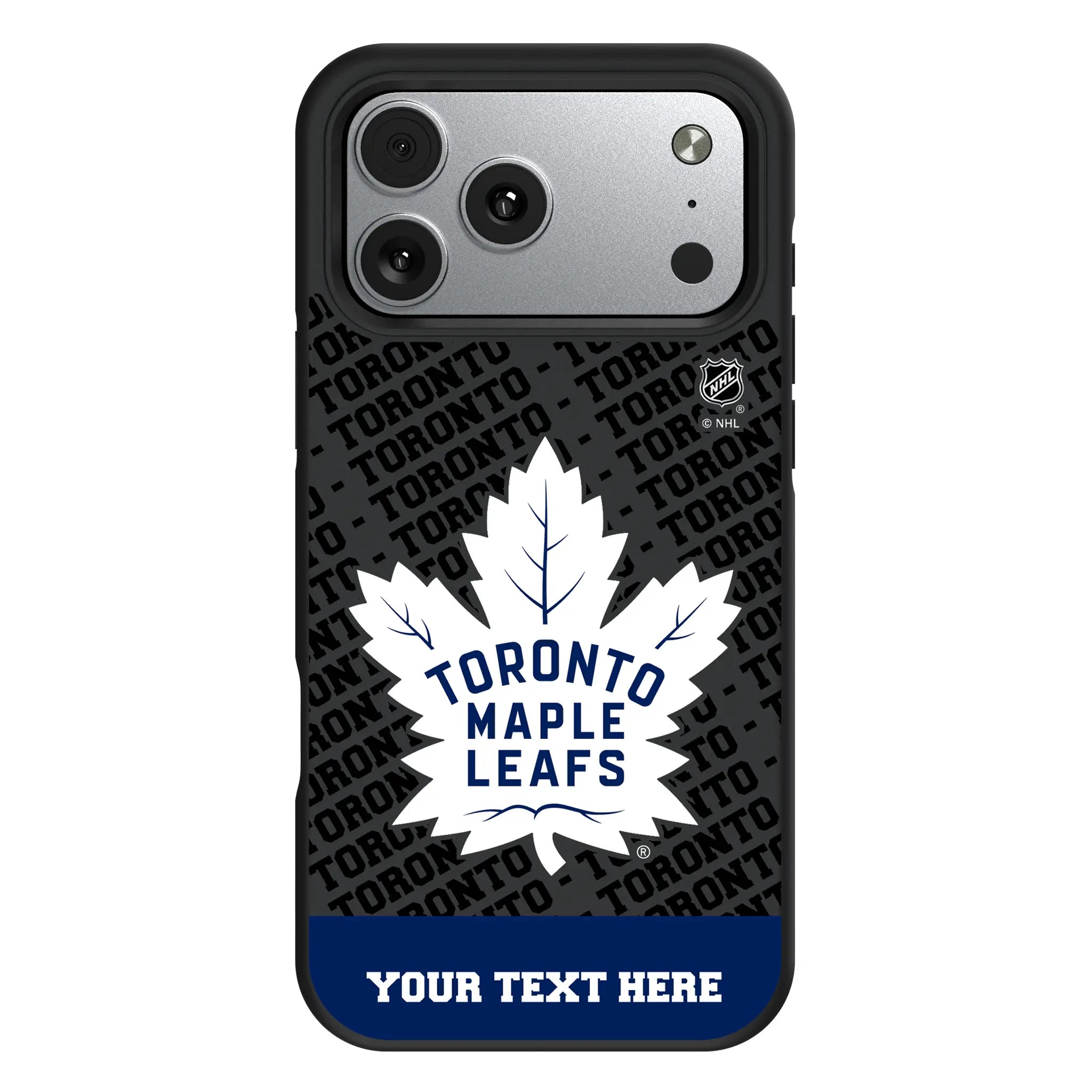 Toronto Maple Leafs Personalized EndZone Plus iPhone Bump Phone Case for Apple iPhone#Device_iPhone 17 Pro Max