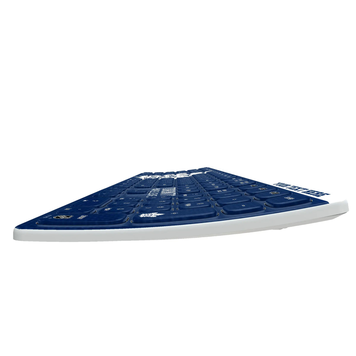 Toronto Maple Leafs Personalized Endzone Solid KKB605 Curved Wireless Keyboard