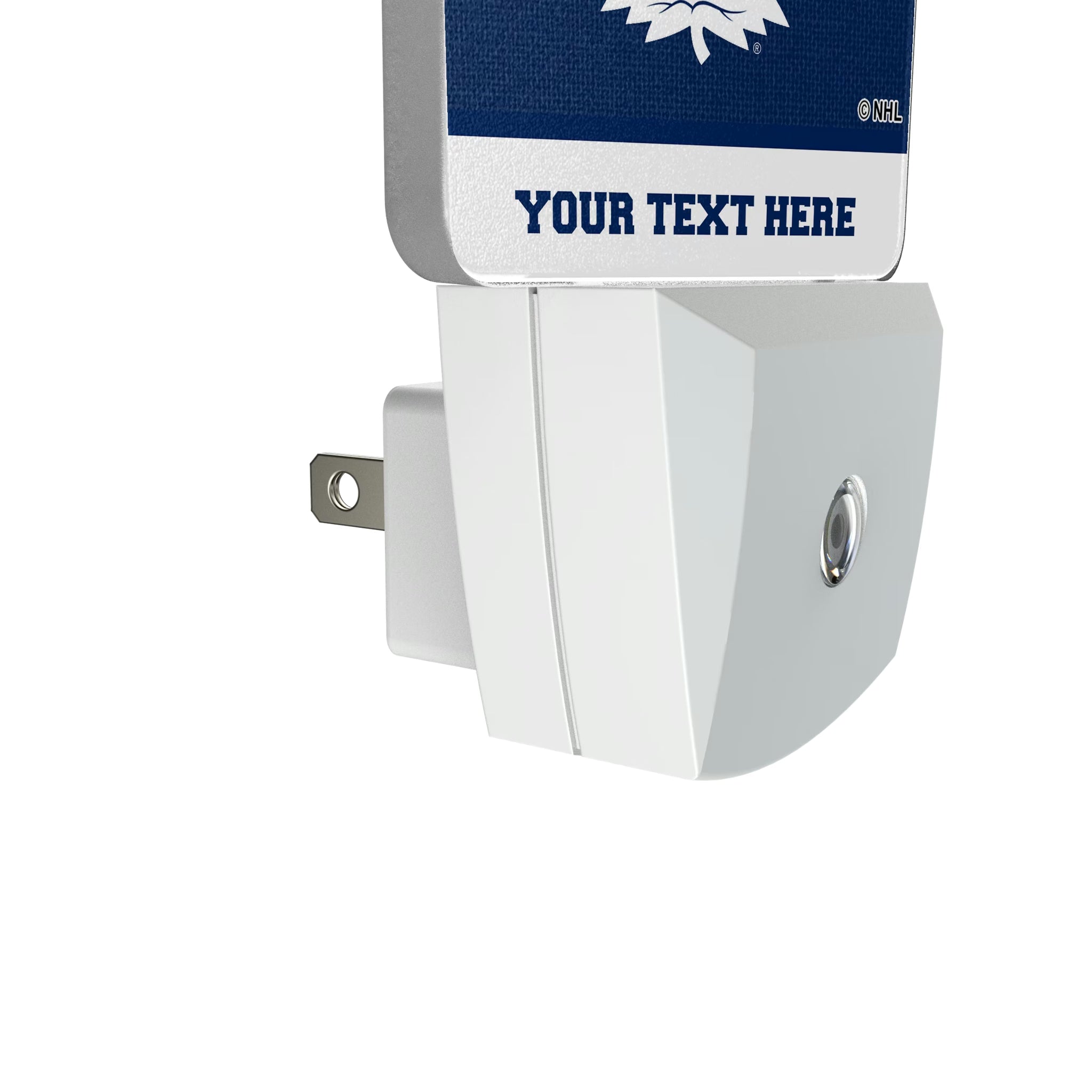Toronto Maple Leafs Personalized Endzone Solid Night Light 2-Pack - Detail