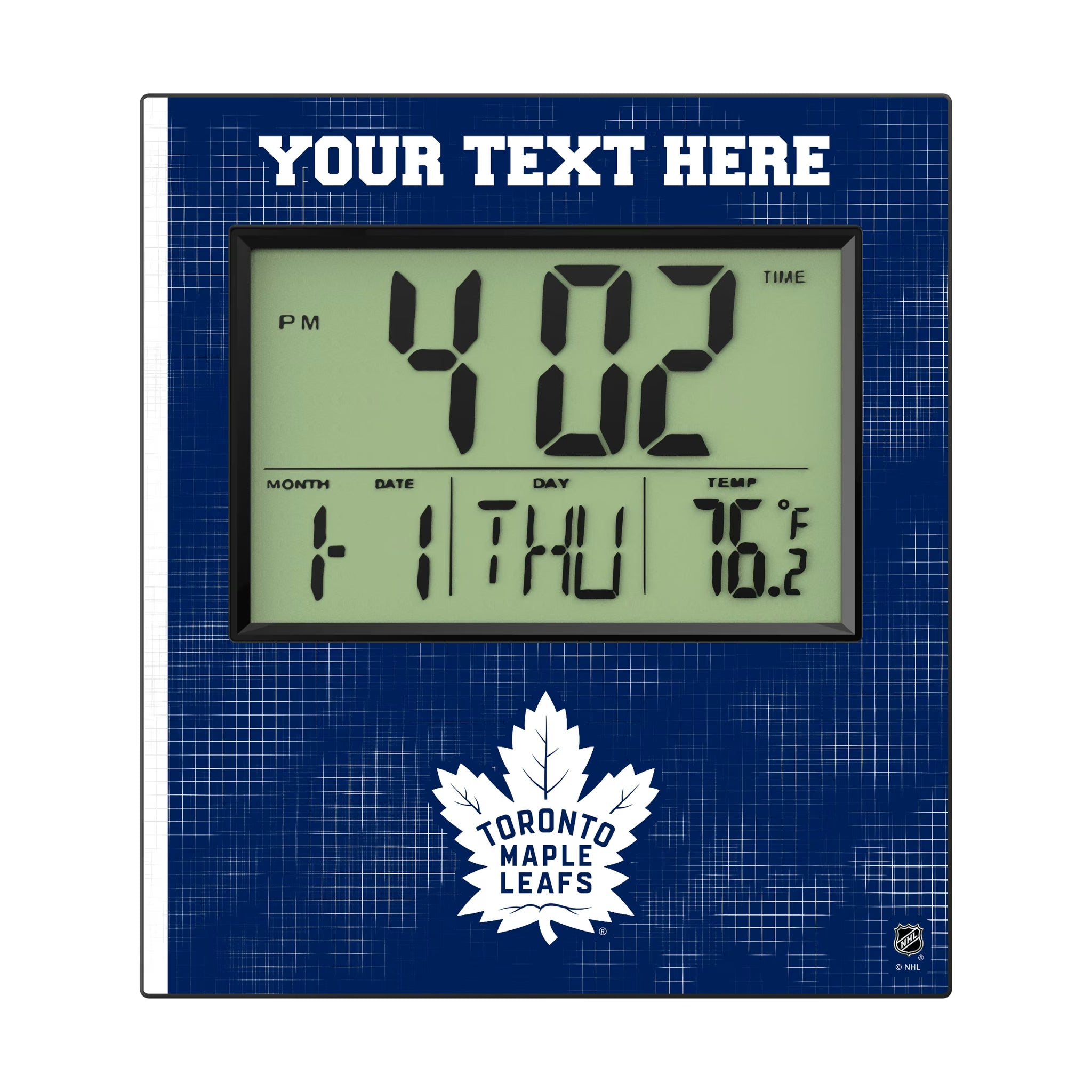 Toronto Maple Leafs Personalized Hatch Wall Clock