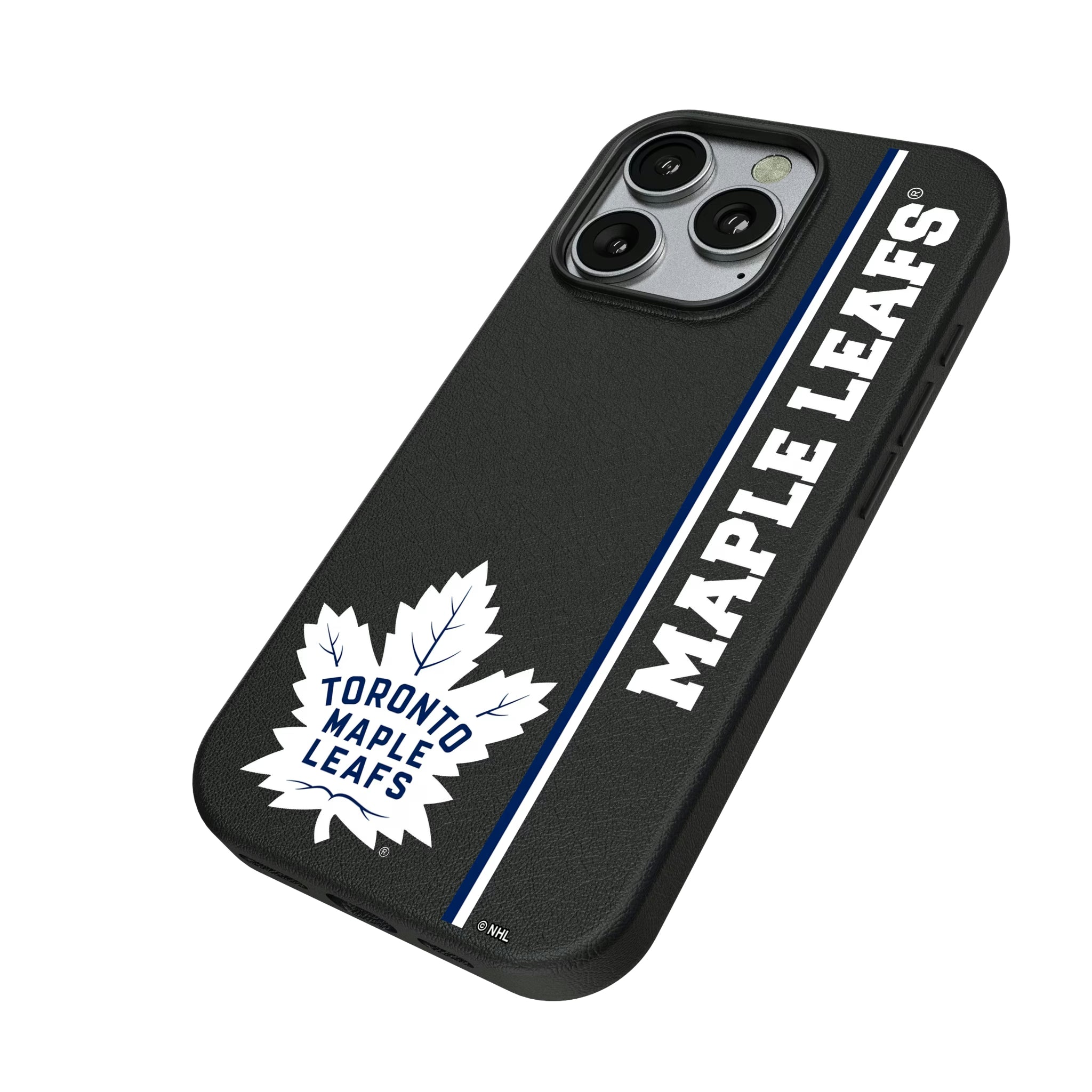 Toronto Maple Leafs Personalized Sidebard iPhone MagSafe Compatible Phone Case for Apple iPhone - Isometric View