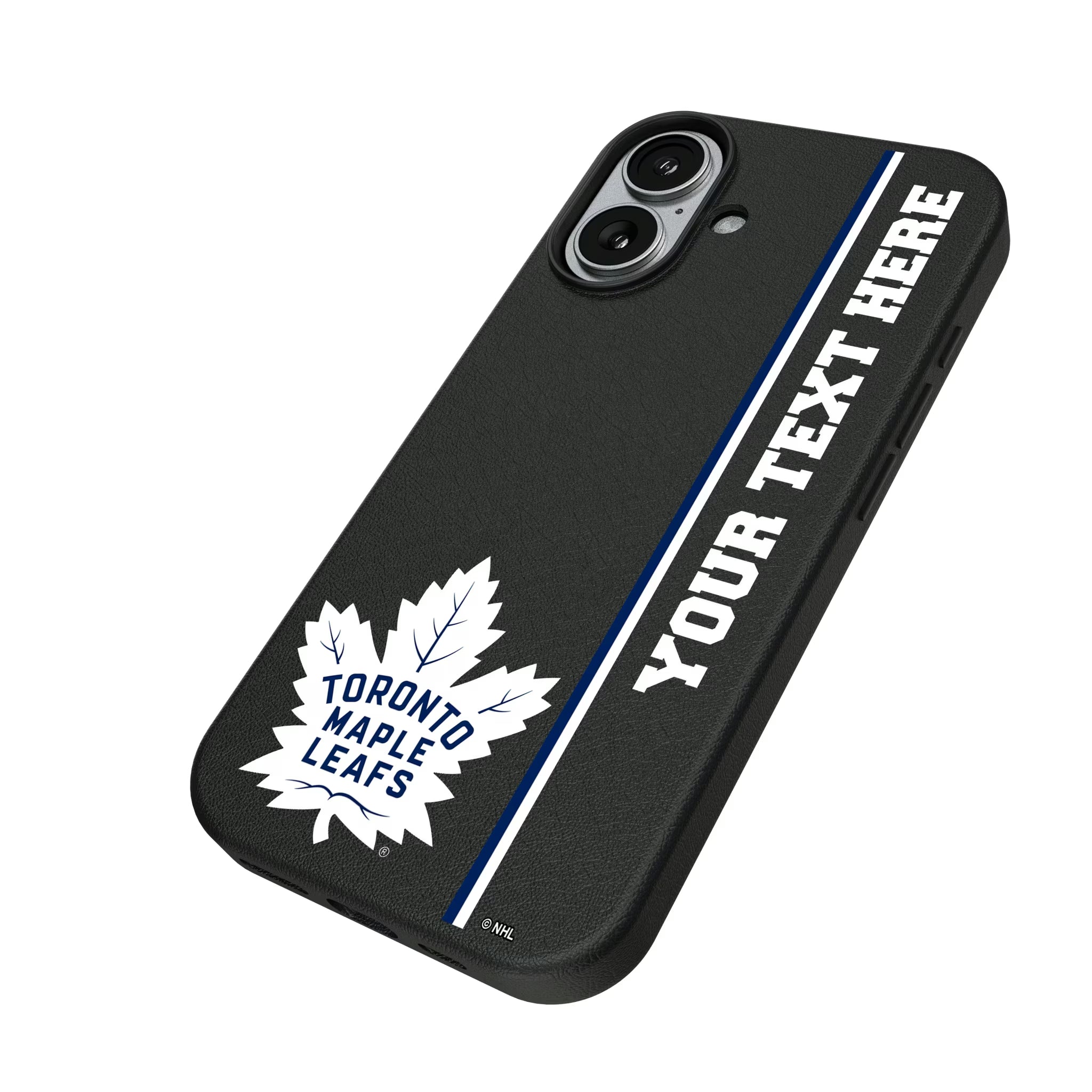 Toronto Maple Leafs Personalized Sidebard iPhone MagSafe Compatible Phone Case for Apple iPhone - Isometric View#Device_iPhone 17