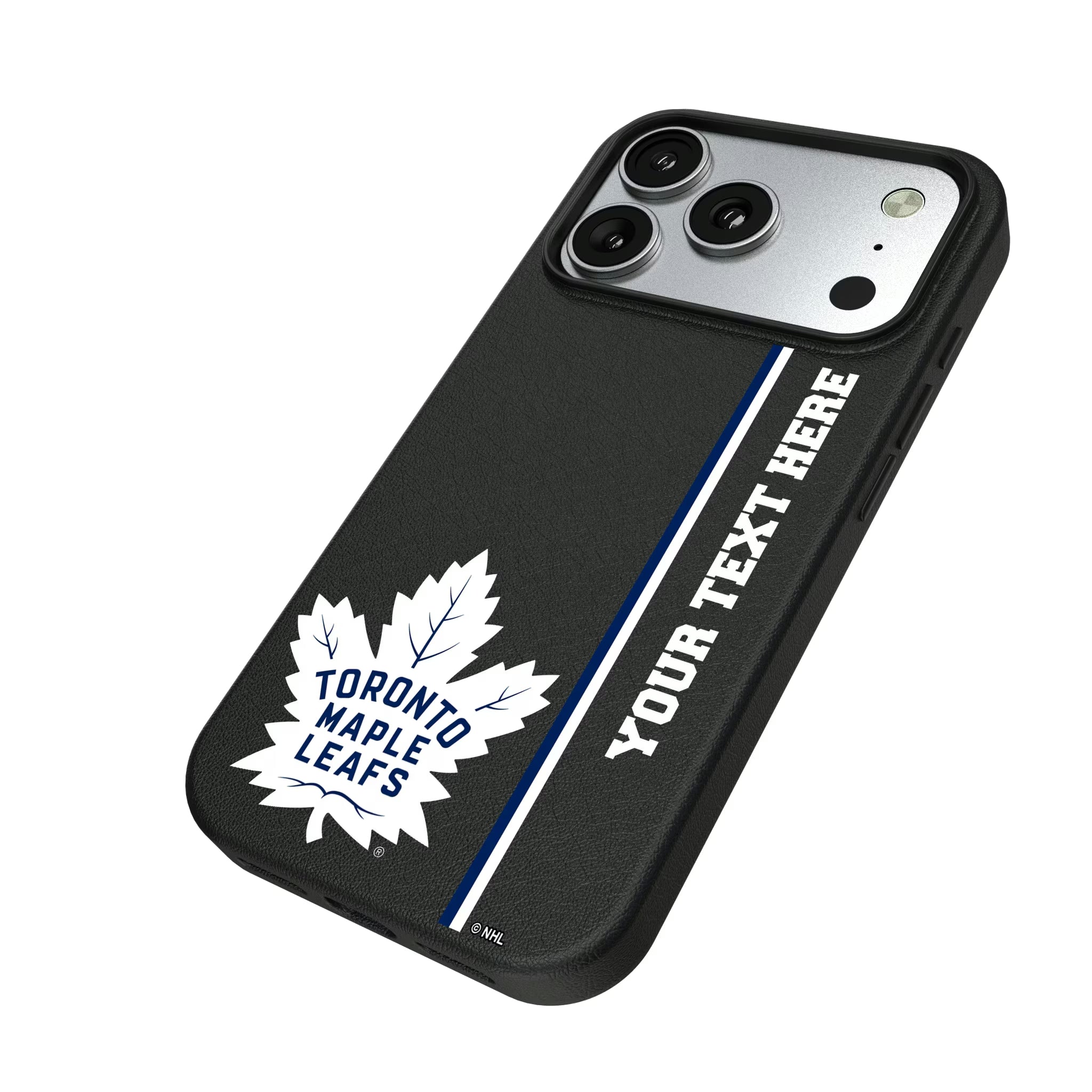 Toronto Maple Leafs Personalized Sidebard iPhone MagSafe Compatible Phone Case for Apple iPhone - Isometric View#Device_iPhone 17 Pro