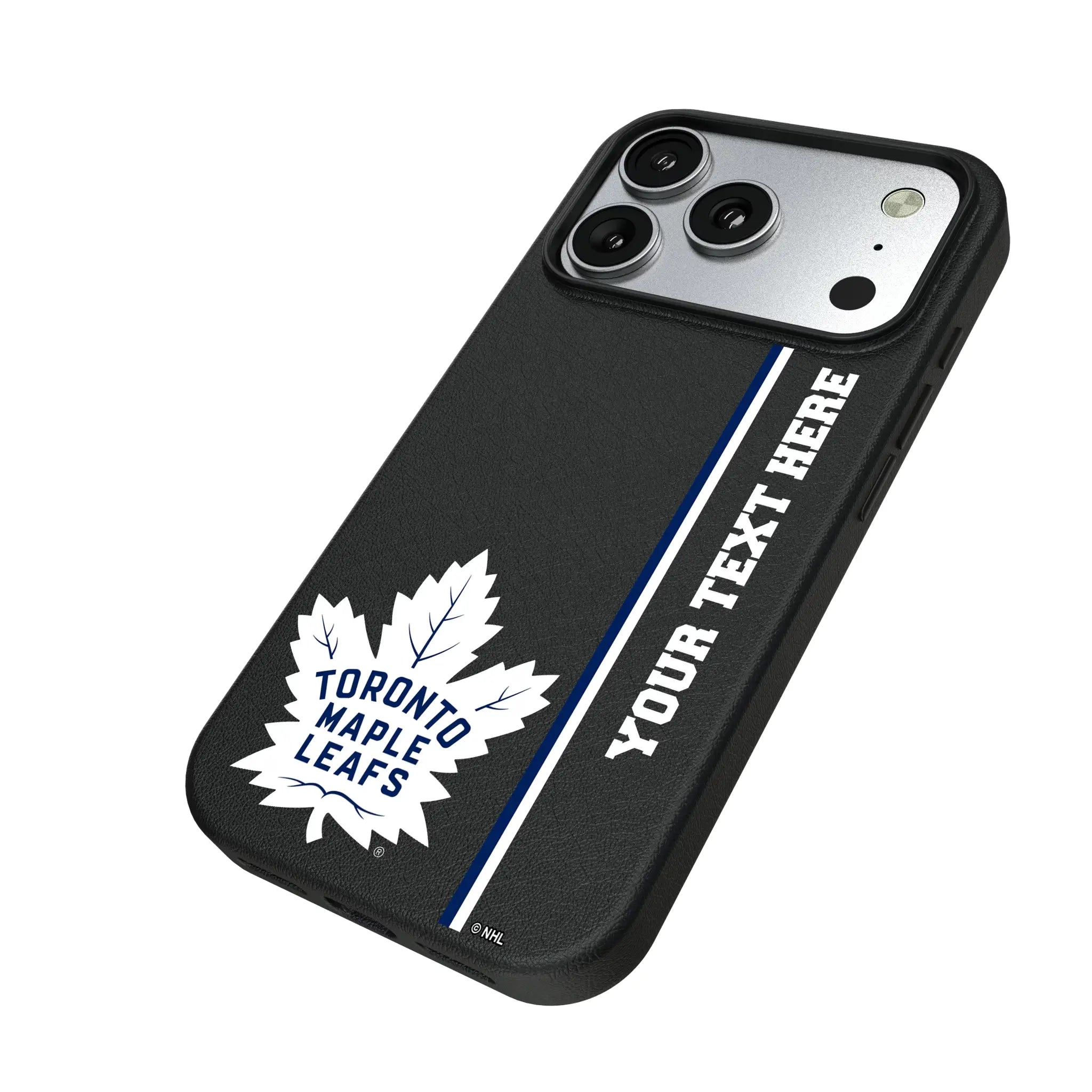 Toronto Maple Leafs Personalized Sidebard iPhone MagSafe Compatible Phone Case for Apple iPhone - Isometric View#Device_iPhone 17 Pro