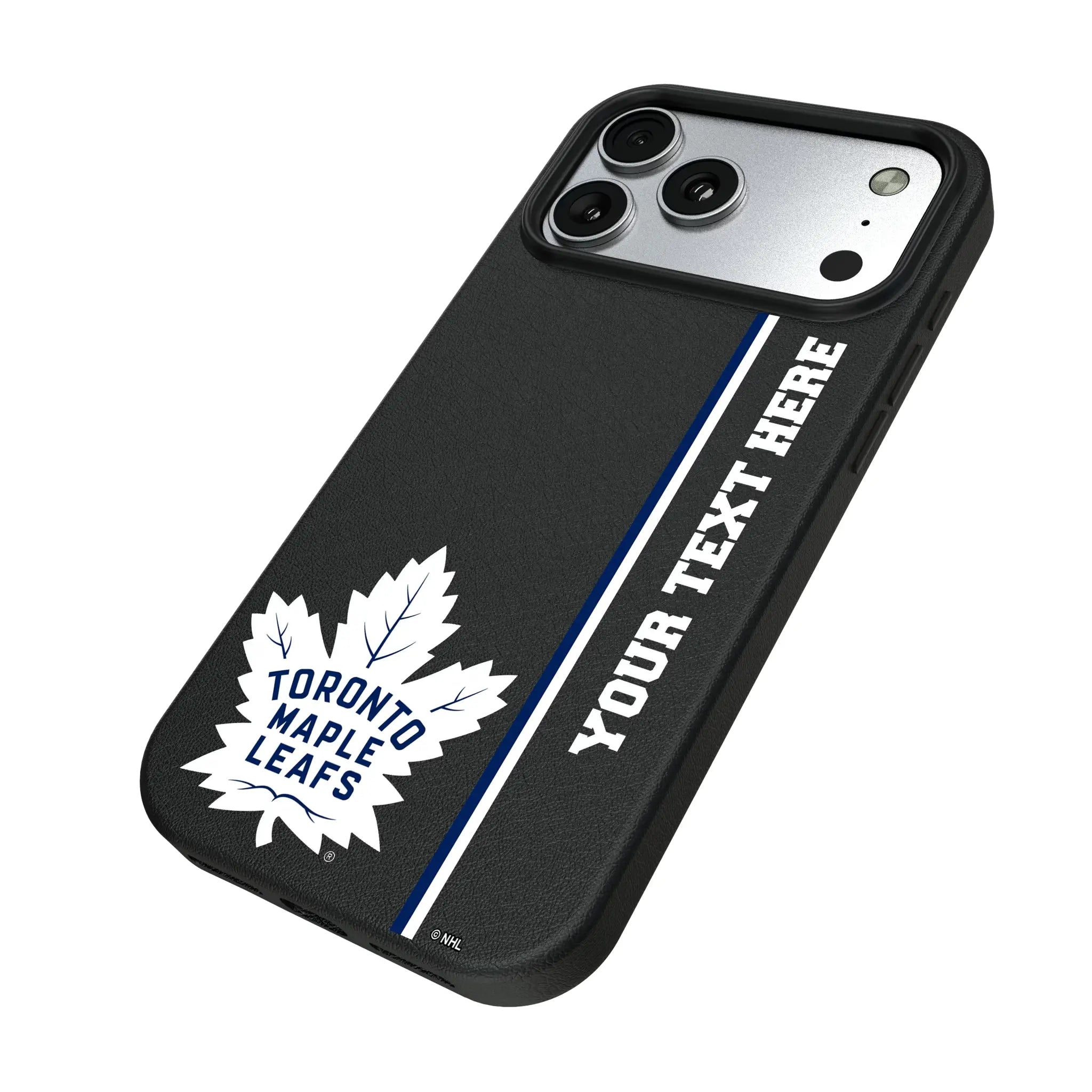 Toronto Maple Leafs Personalized Sidebard iPhone MagSafe Compatible Phone Case for Apple iPhone - Isometric View#Device_iPhone 17 Pro Max