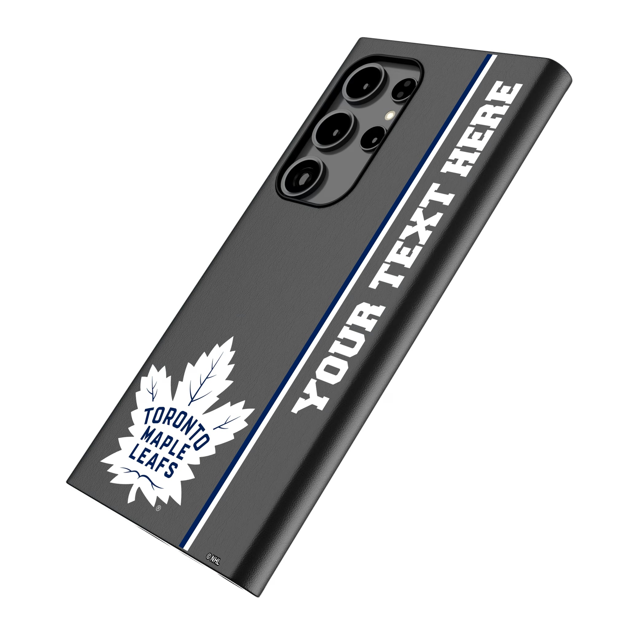Toronto Maple Leafs Personalized Sidebard Galaxy MagSafe Compatible Phone Case for Samsung Galaxy - Isometric View