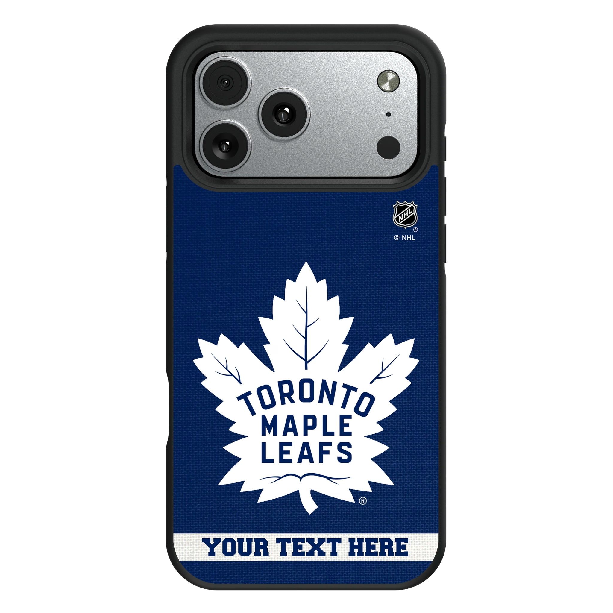 Toronto Maple Leafs Personalized Stripe iPhone Bump Phone Case for Apple iPhone#Device_iPhone 17 Pro Max