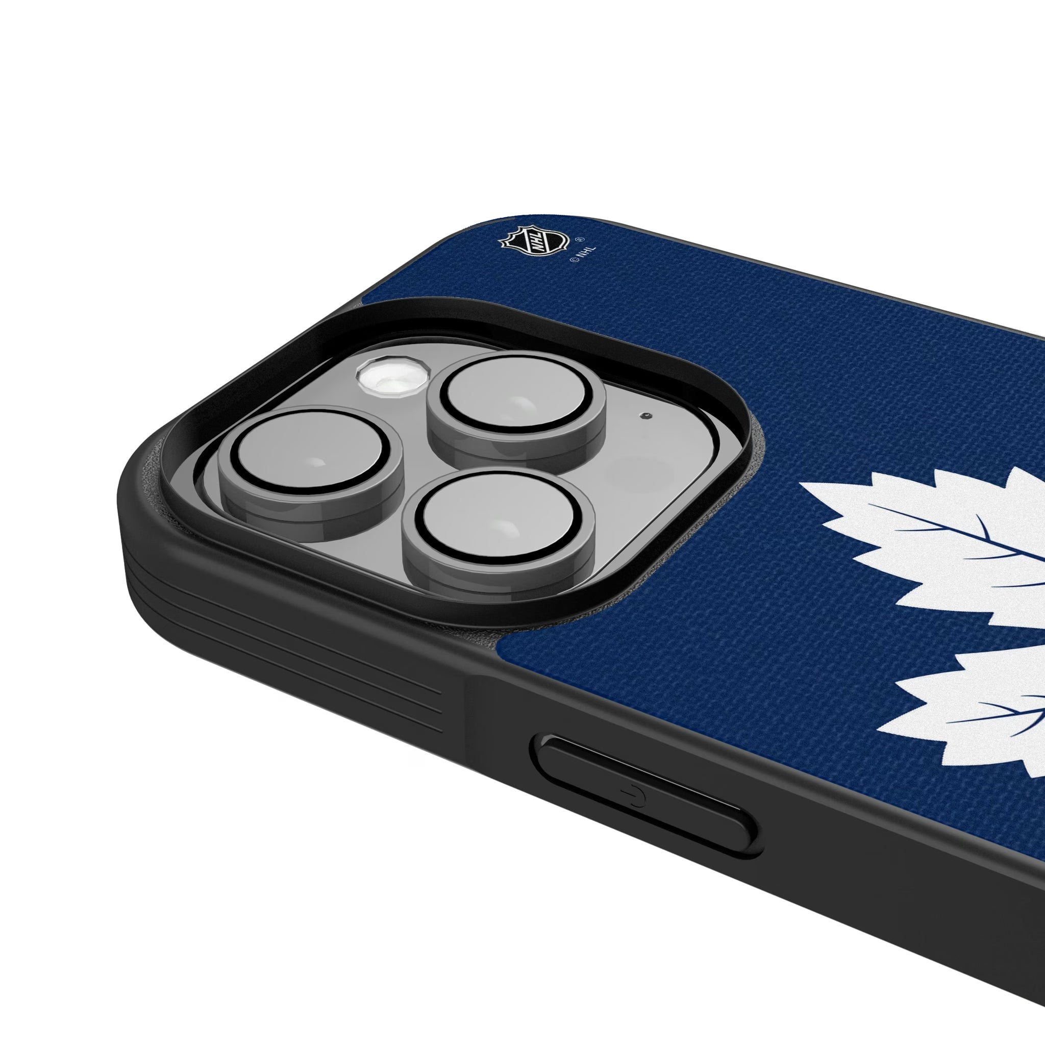 Toronto Maple Leafs Personalized Stripe iPhone Bump Phone Case for Apple iPhone - Detail