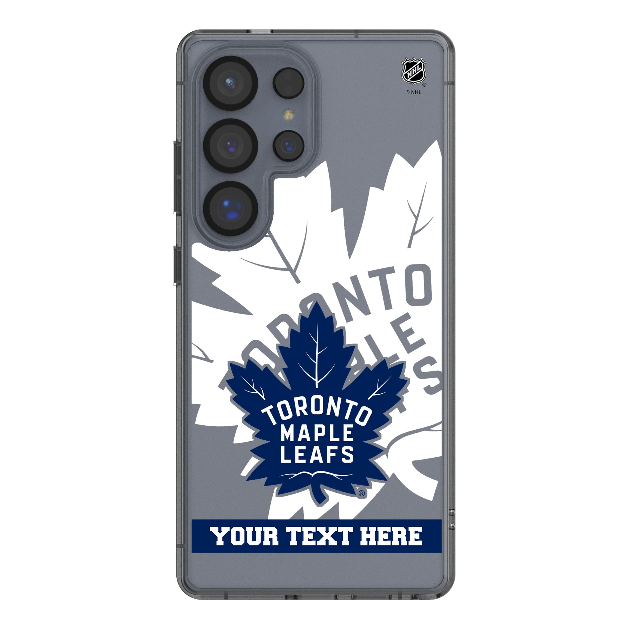 Toronto Maple Leafs Personalized Tilt Galaxy Clear Phone Case for Samsung Galaxy