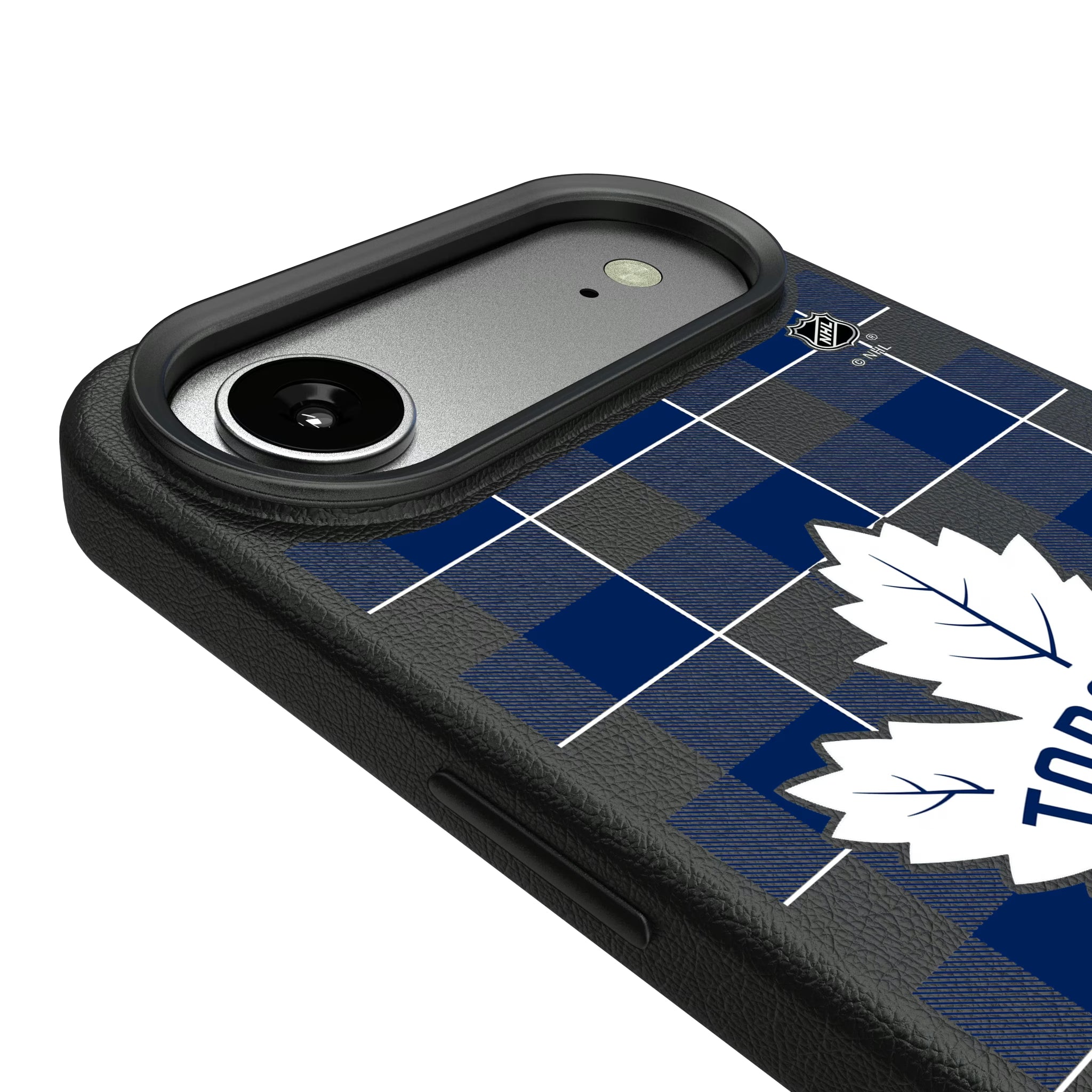 Toronto Maple Leafs Plaid iPhone MagSafe Compatible Phone Case for Apple iPhone - Detail#Device_iPhone Air